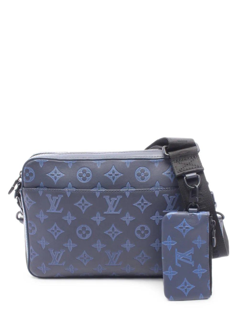 2000s Duo Monogram Shadow messenger bag