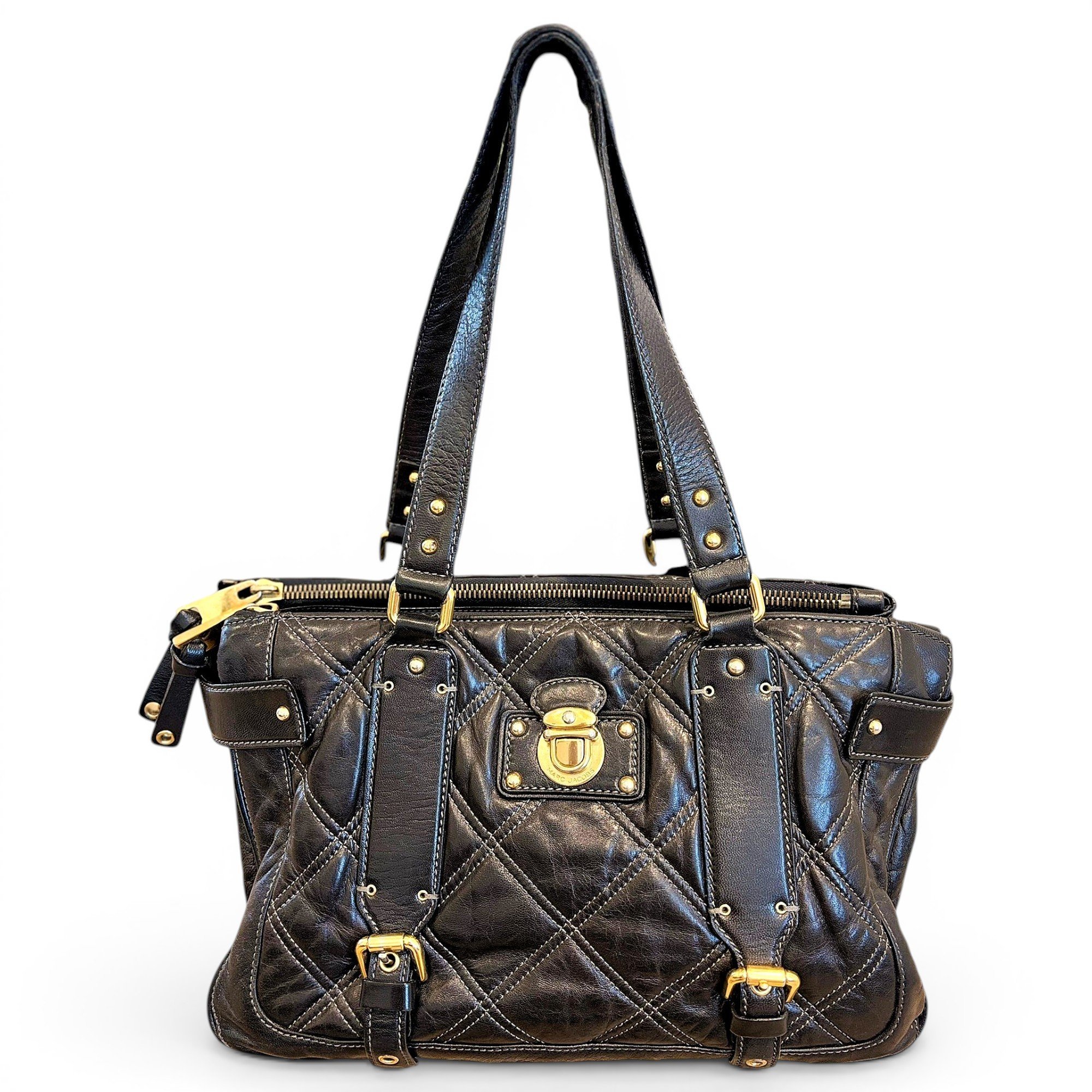 Leather tote