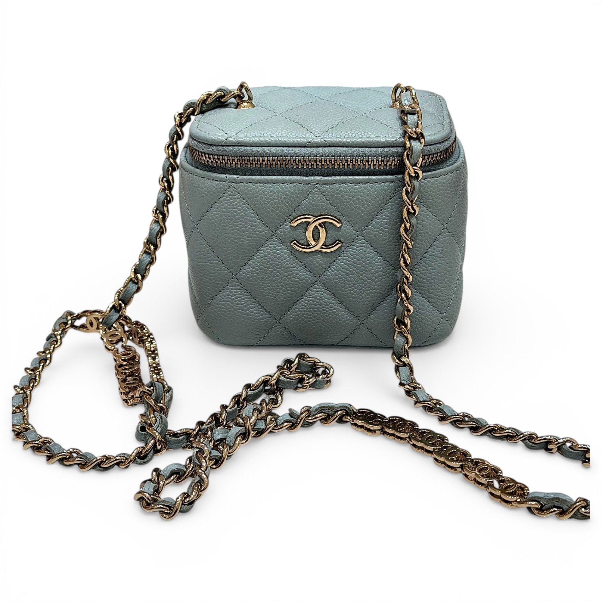 Vanity leather mini bag