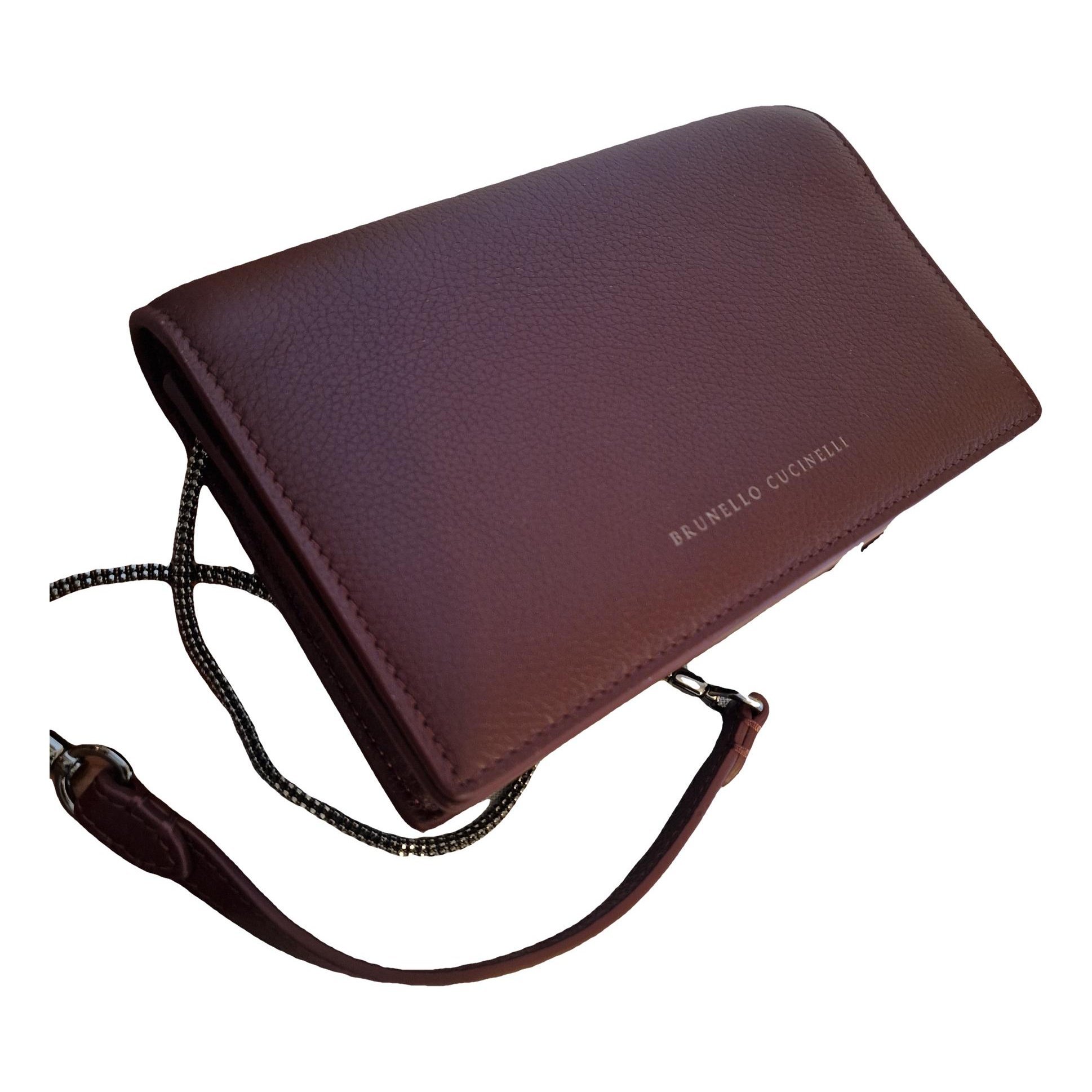 Essence leather clutch bag