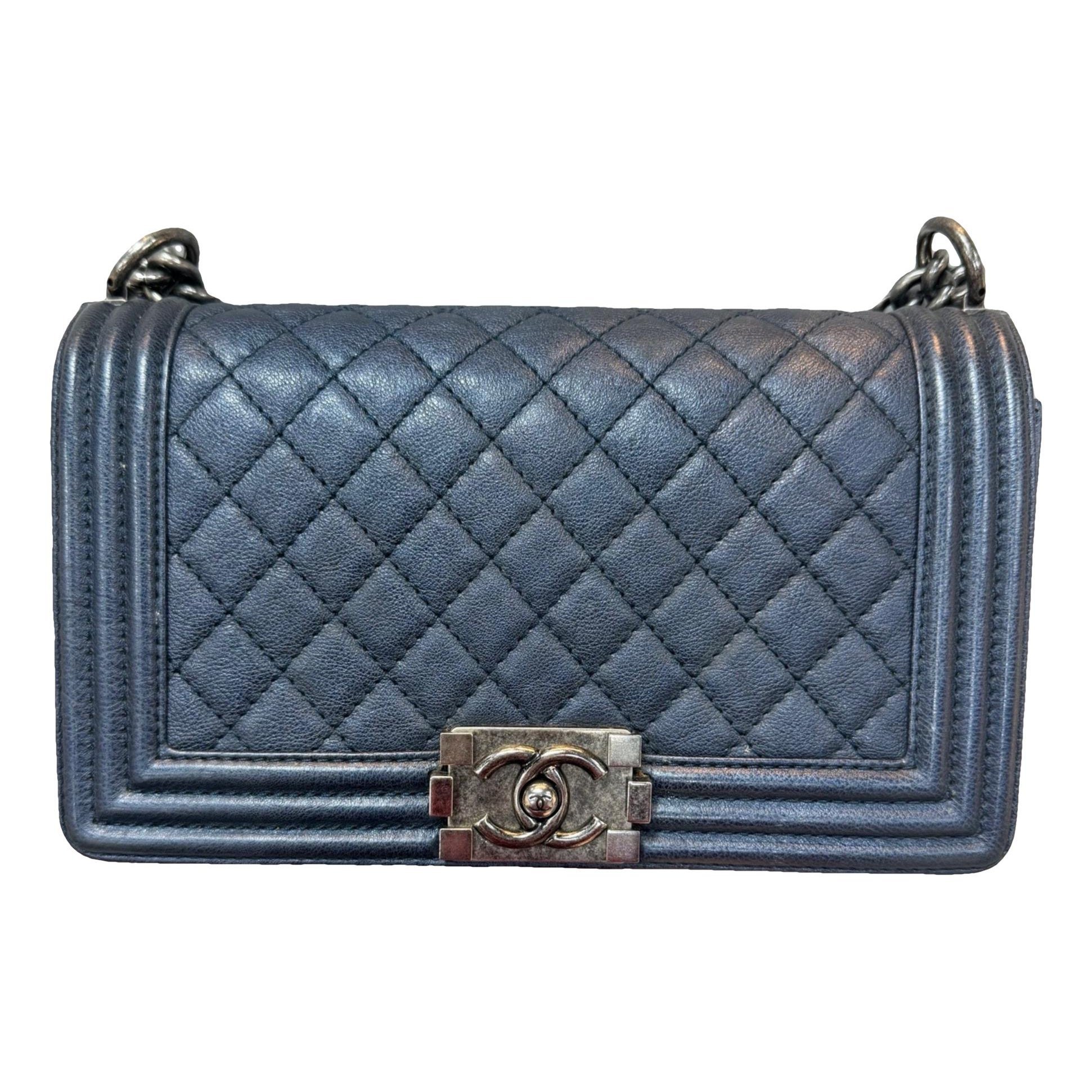 Boy leather crossbody bag