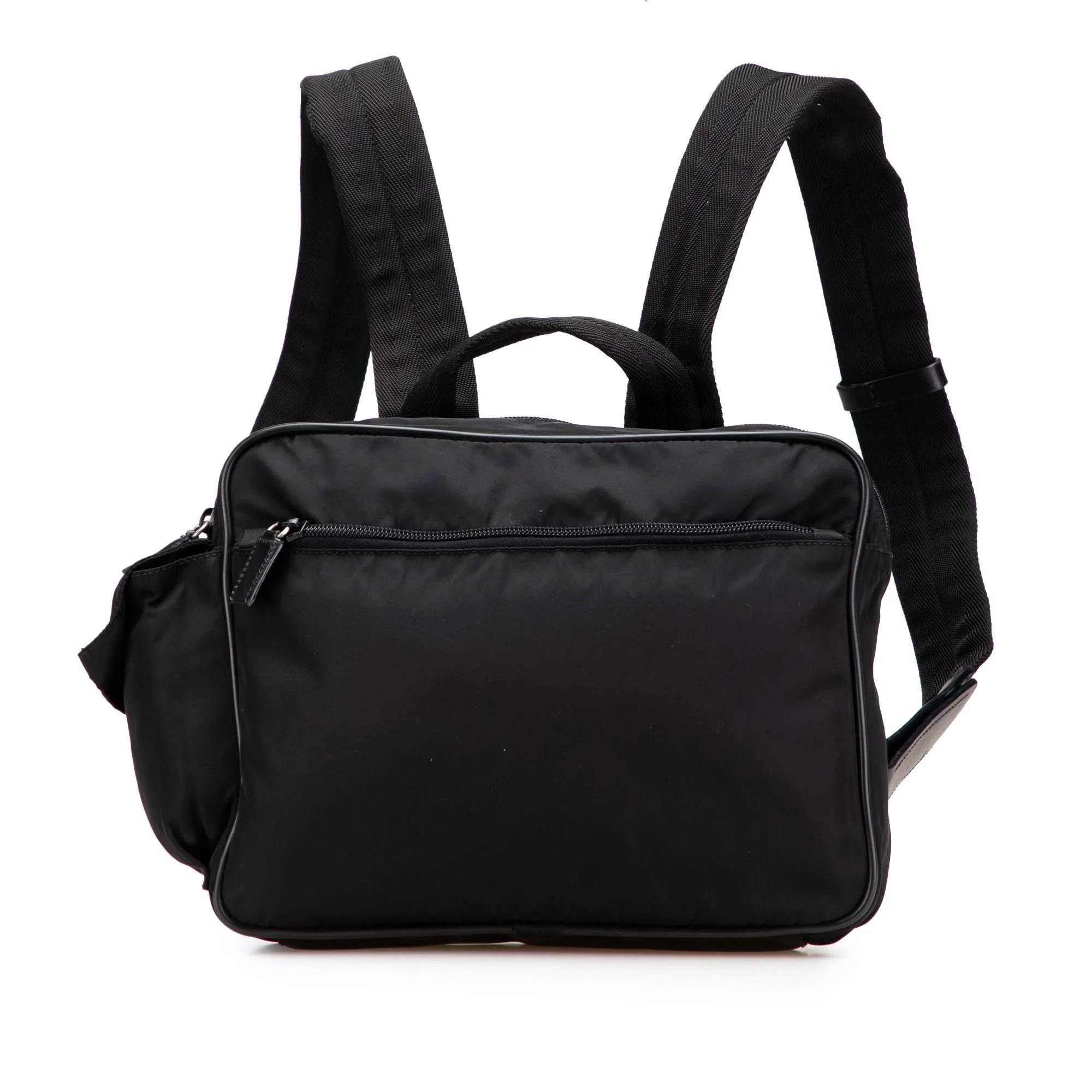 Leather backpack