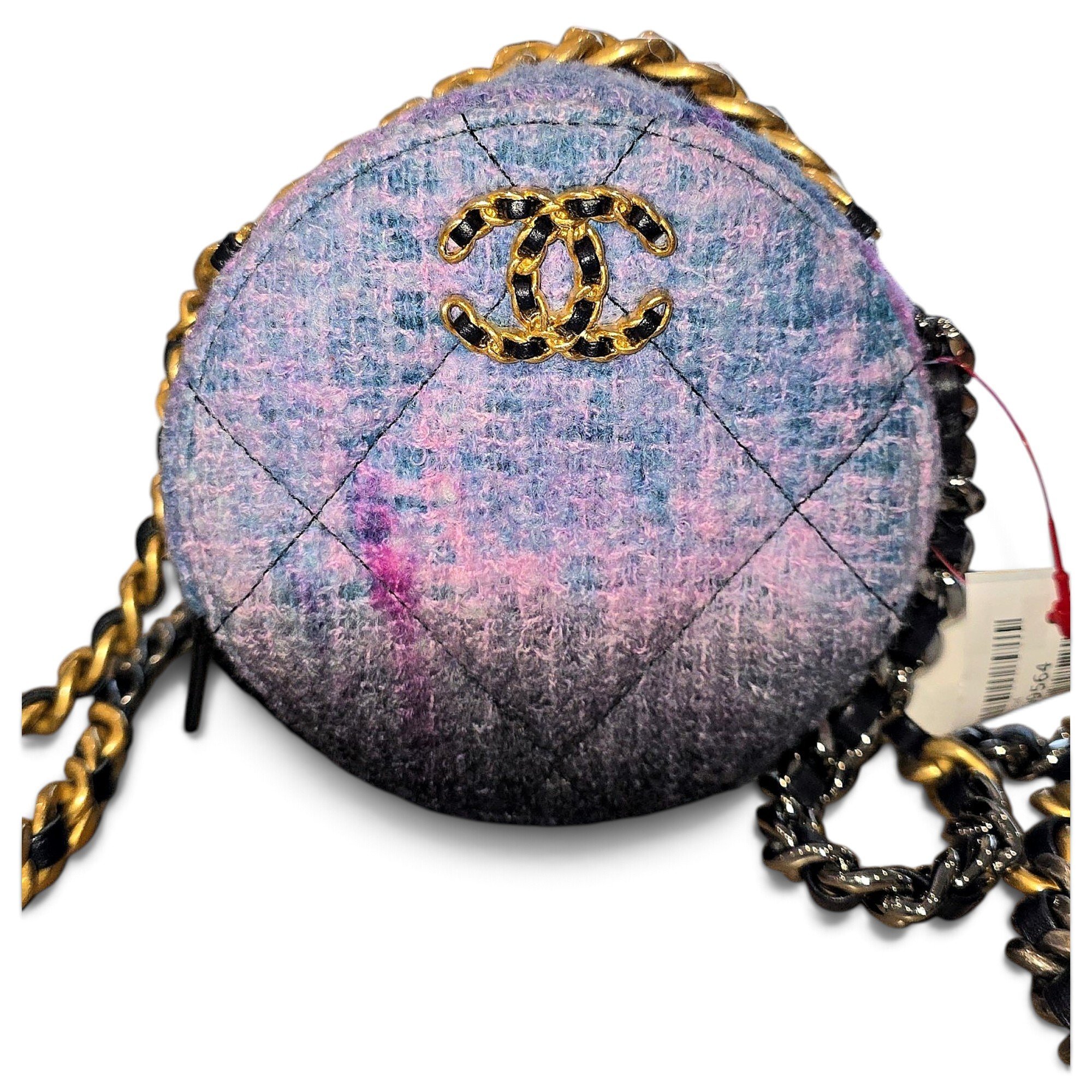 Chanel 19 tweed mini bag