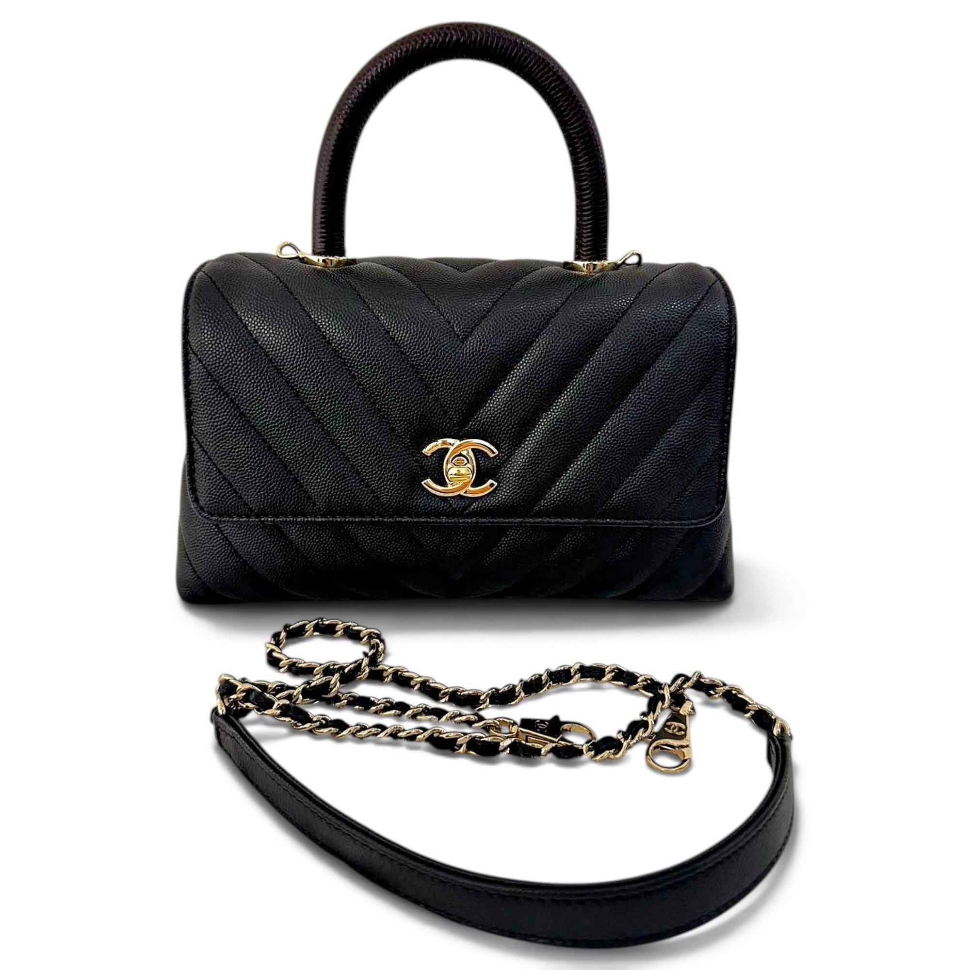 Coco Handle leather crossbody bag