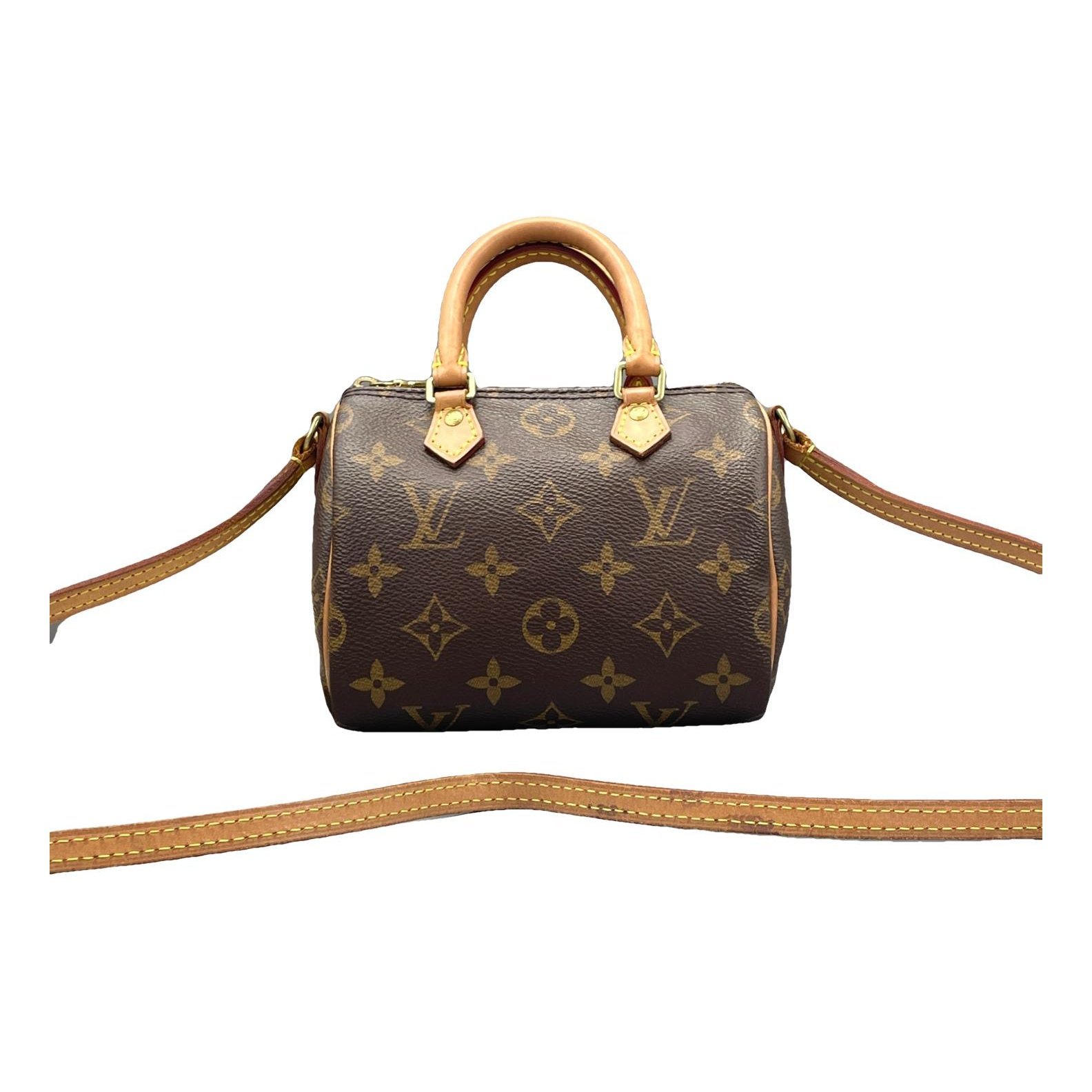 Nano Speedy / Mini HL leather handbag