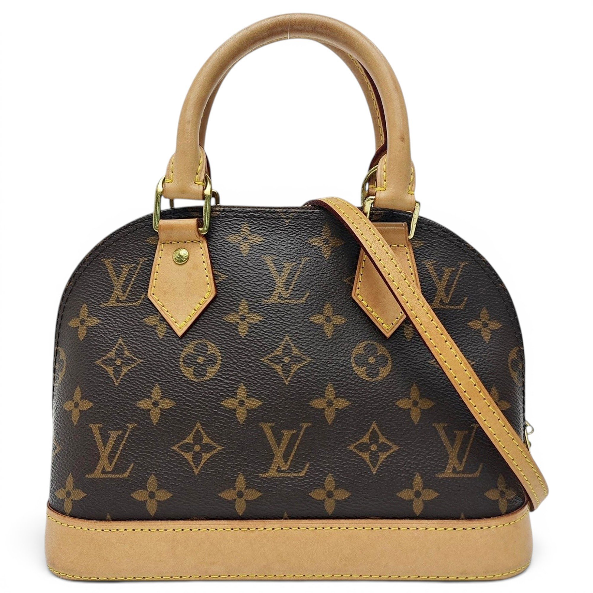 Alma leather handbag