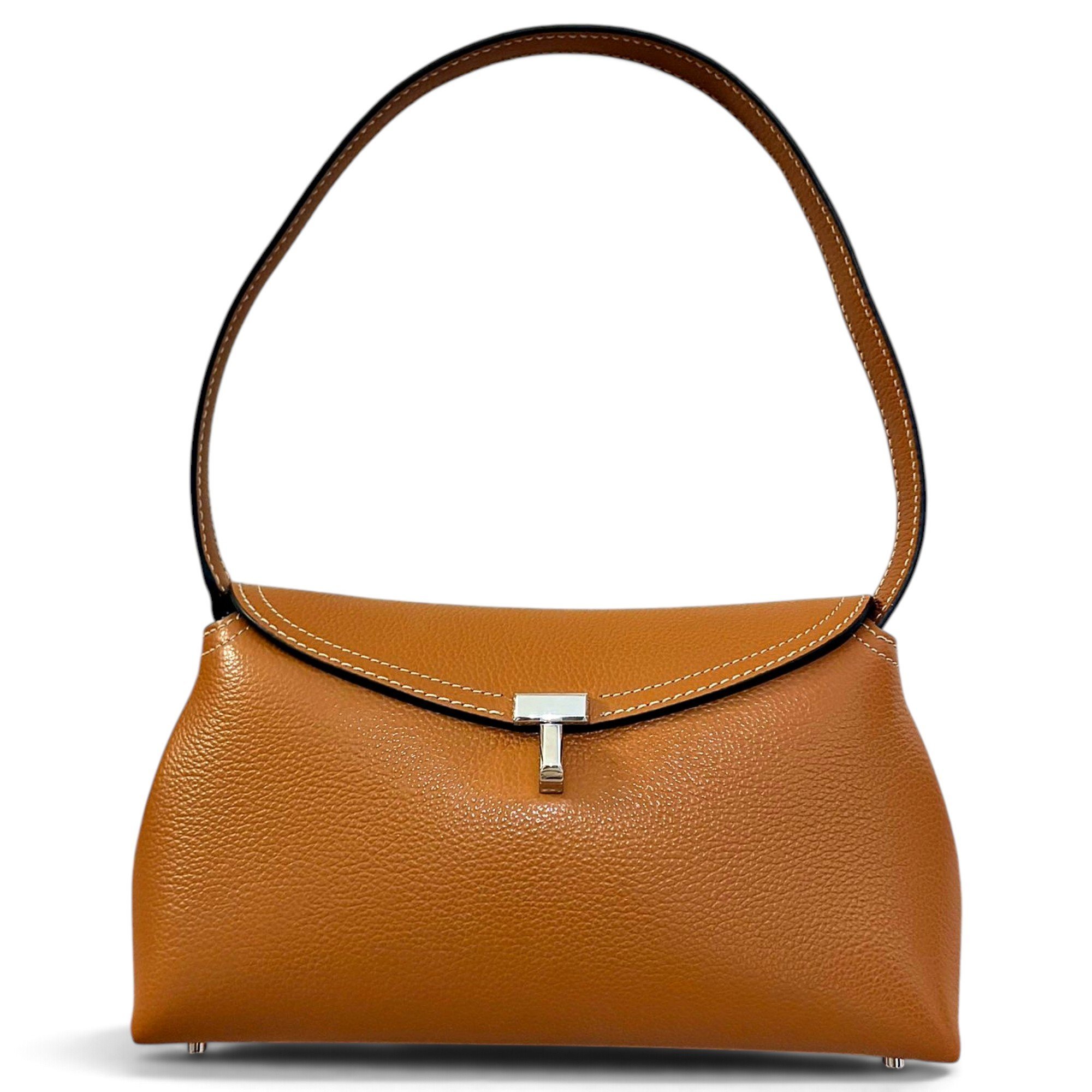 T-Lock leather handbag