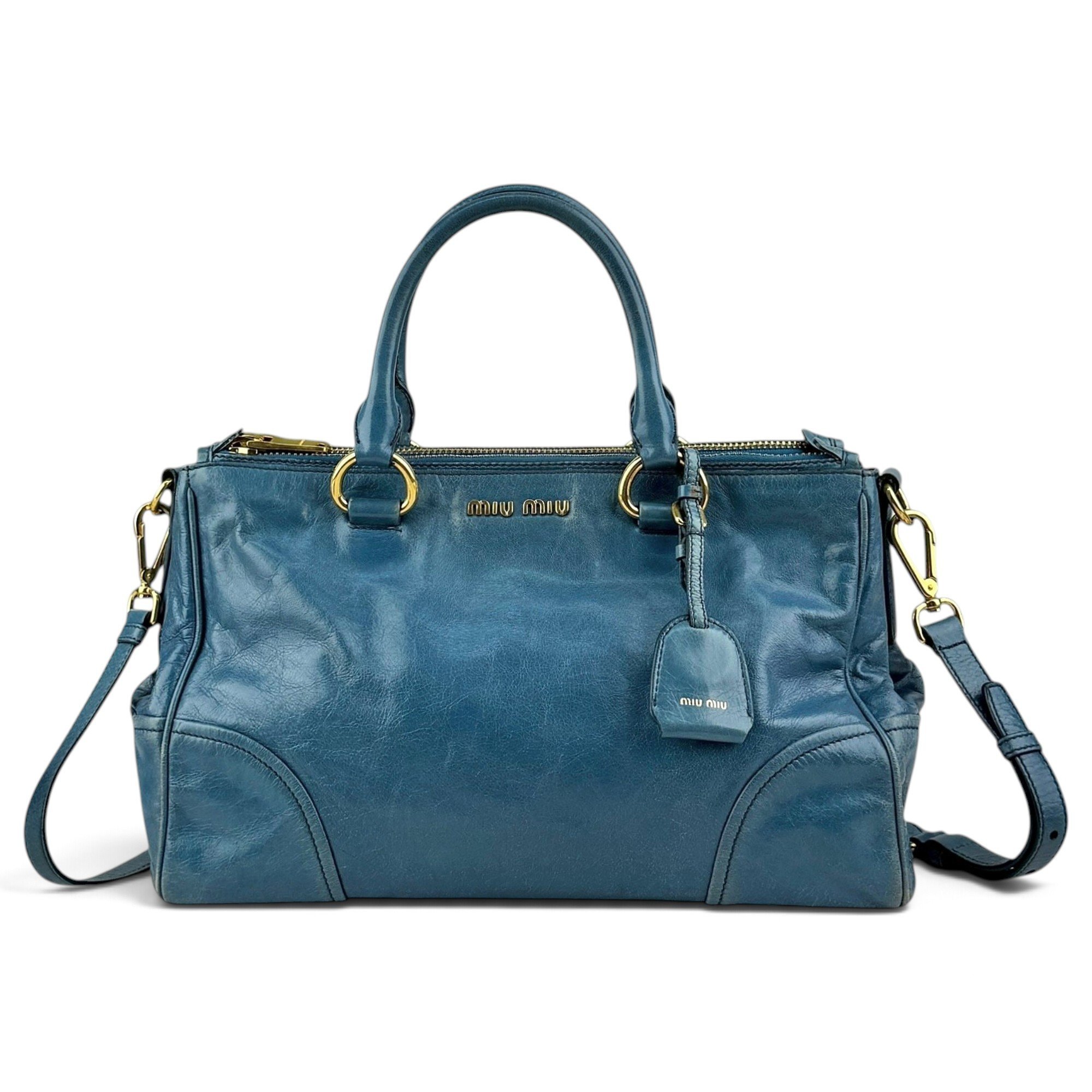 Vitello leather handbag
