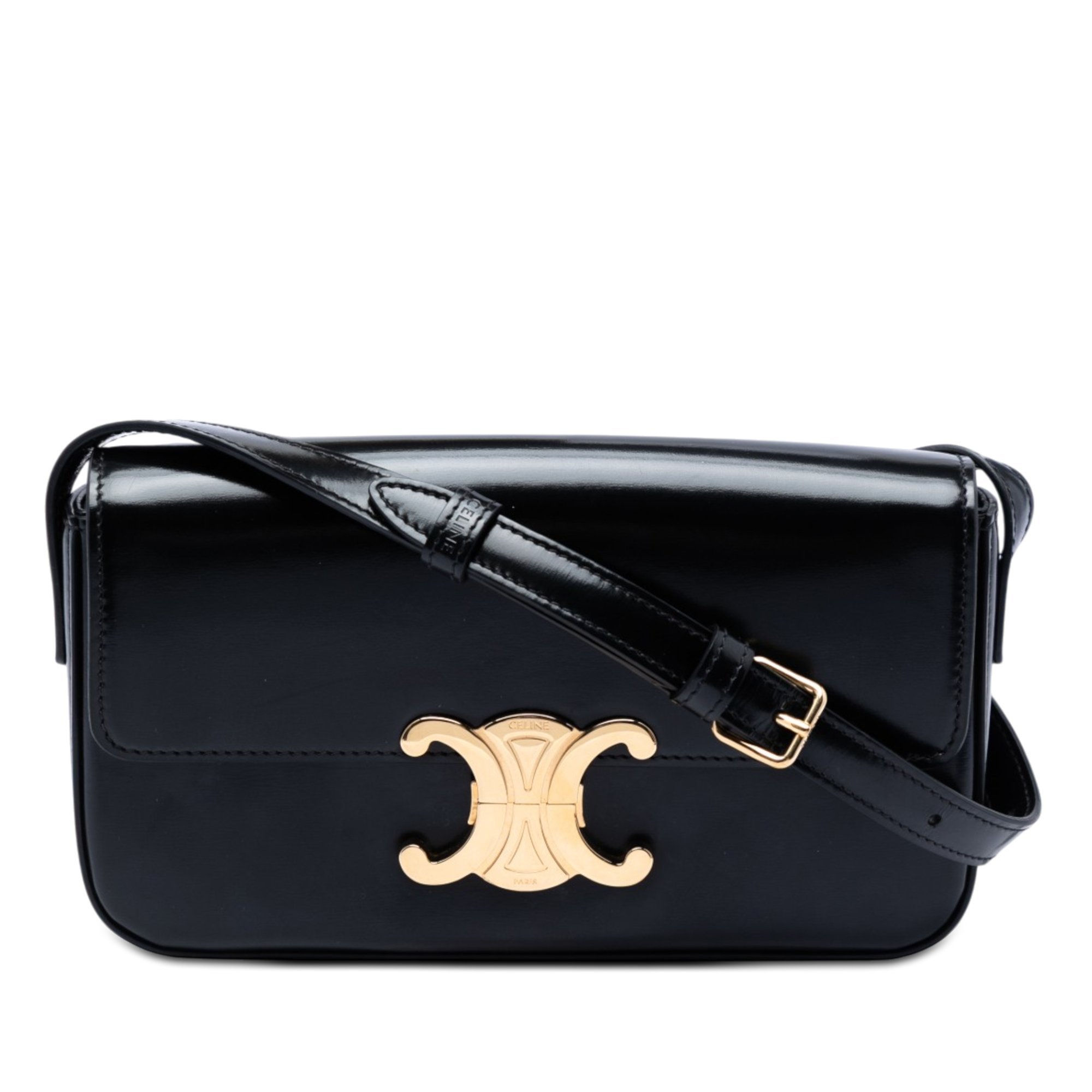 Triomphe leather handbag