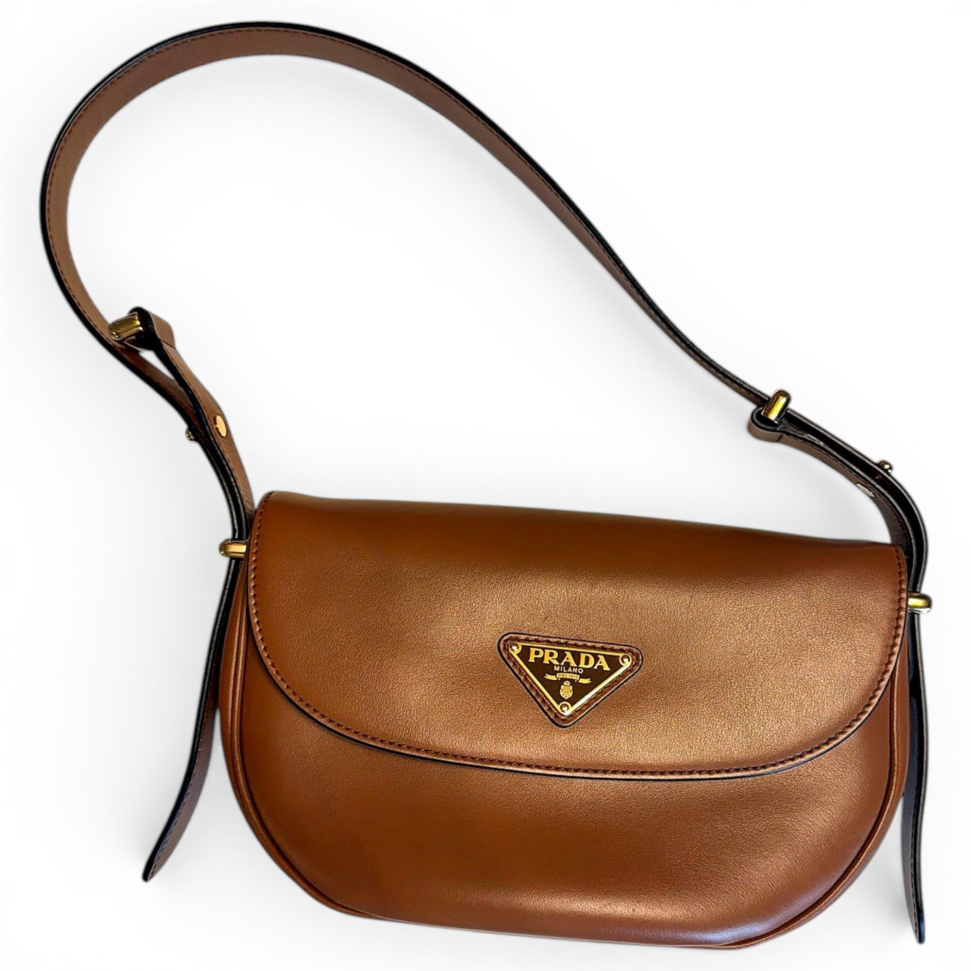 Arqué leather handbag