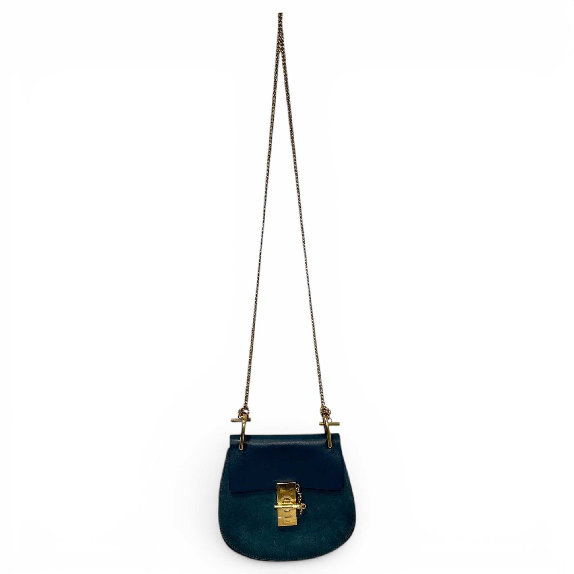 Drew leather crossbody bag