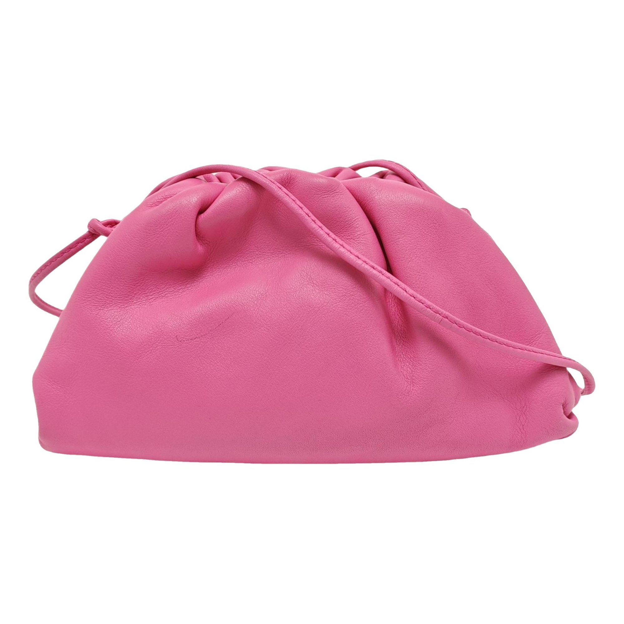 Pouch leather crossbody bag