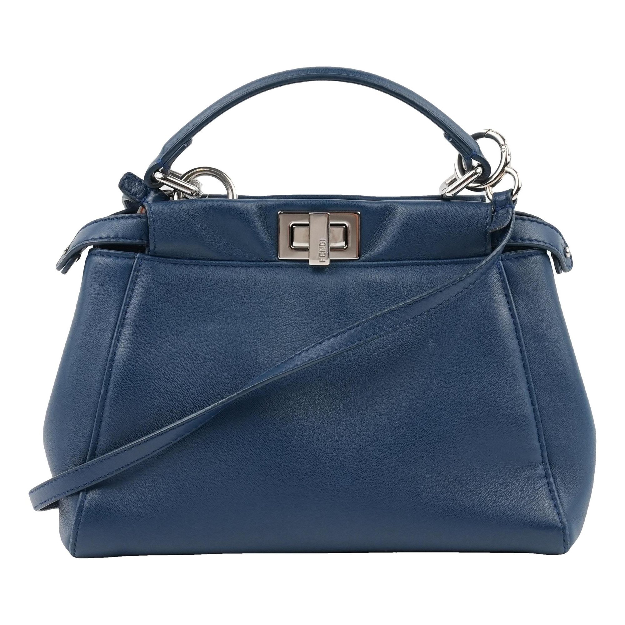 Peekaboo leather crossbody bag