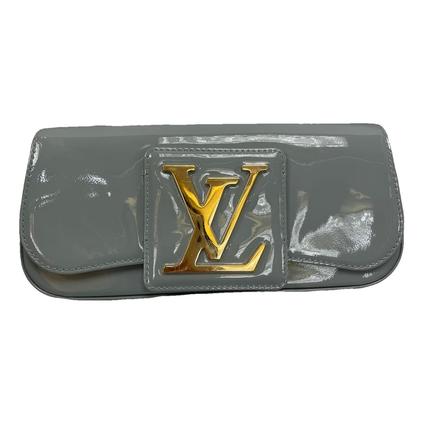 Sobe patent leather clutch bag