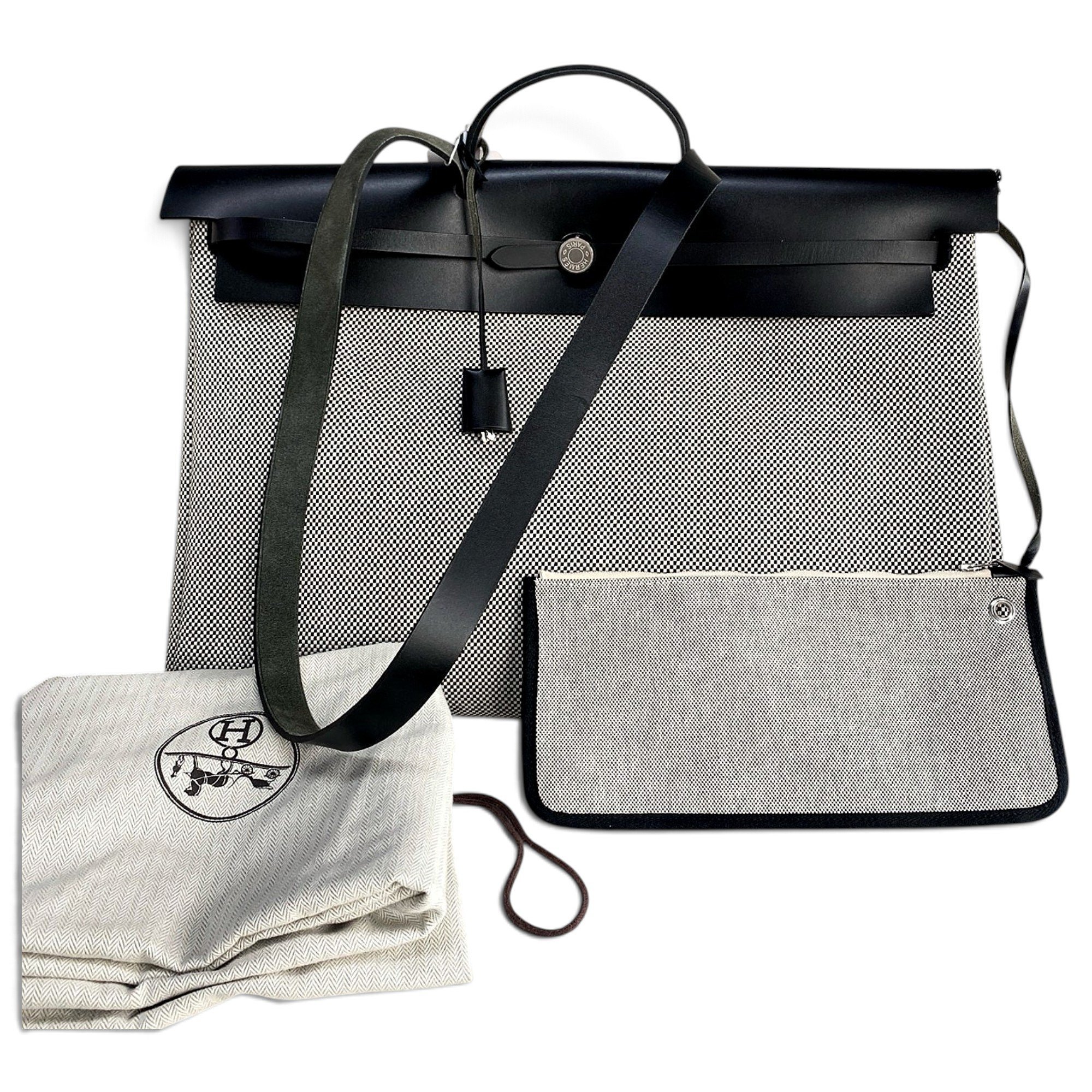 Hermes Herbag Handbag Noir