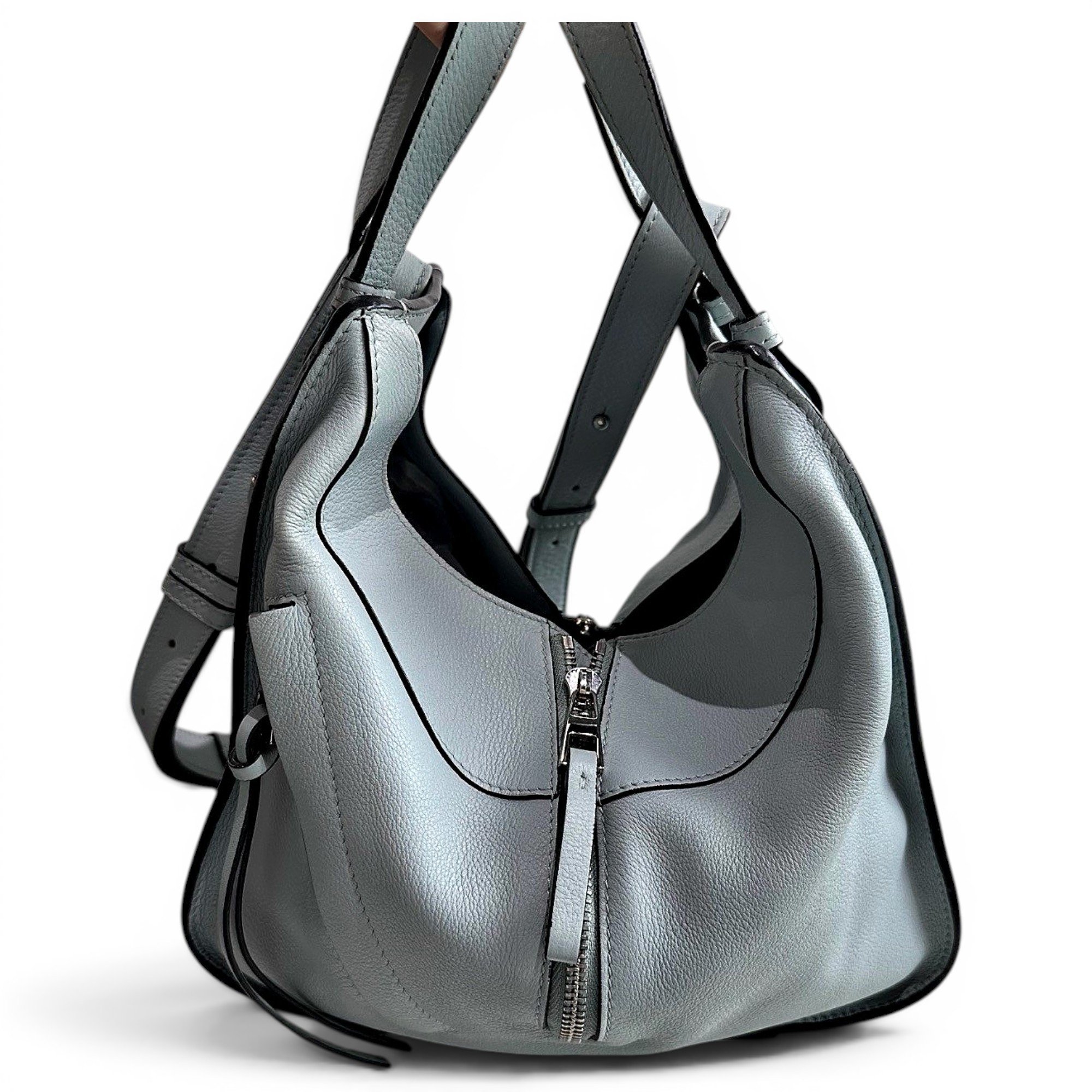 Hammock leather handbag