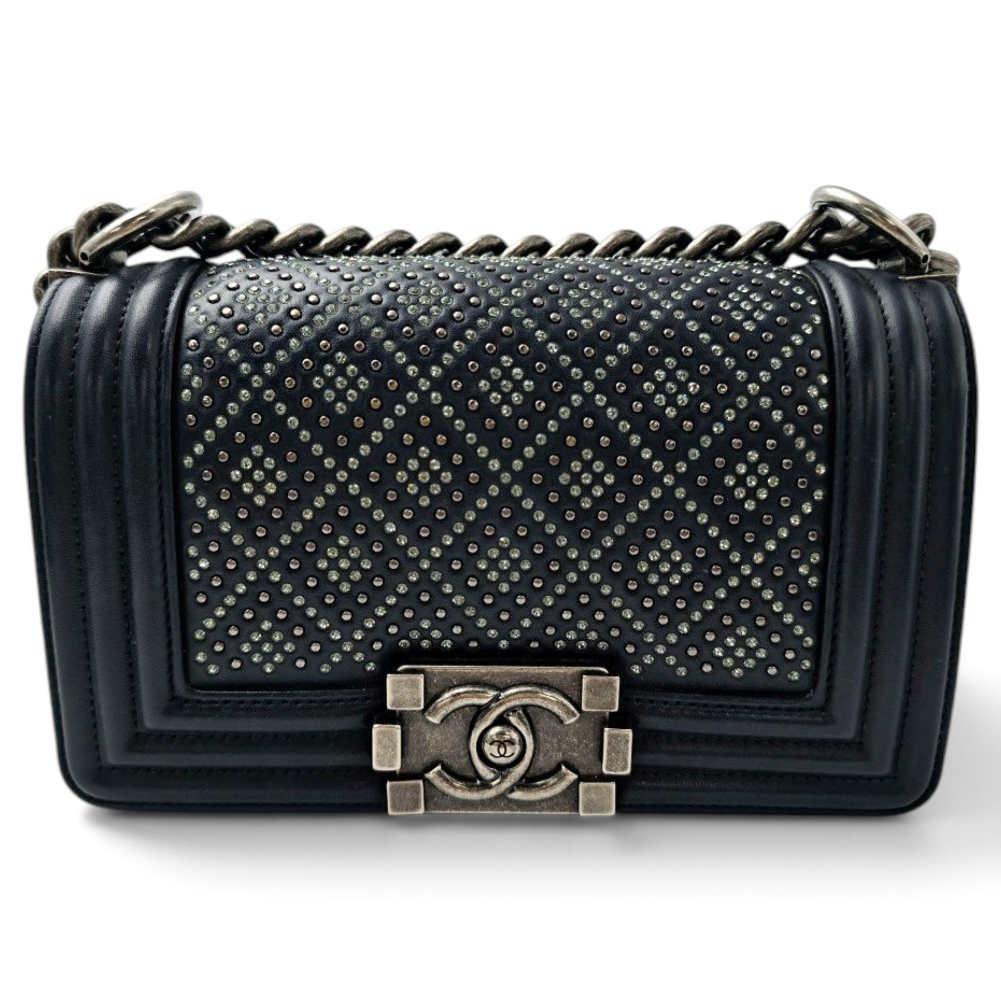 Boy leather crossbody bag