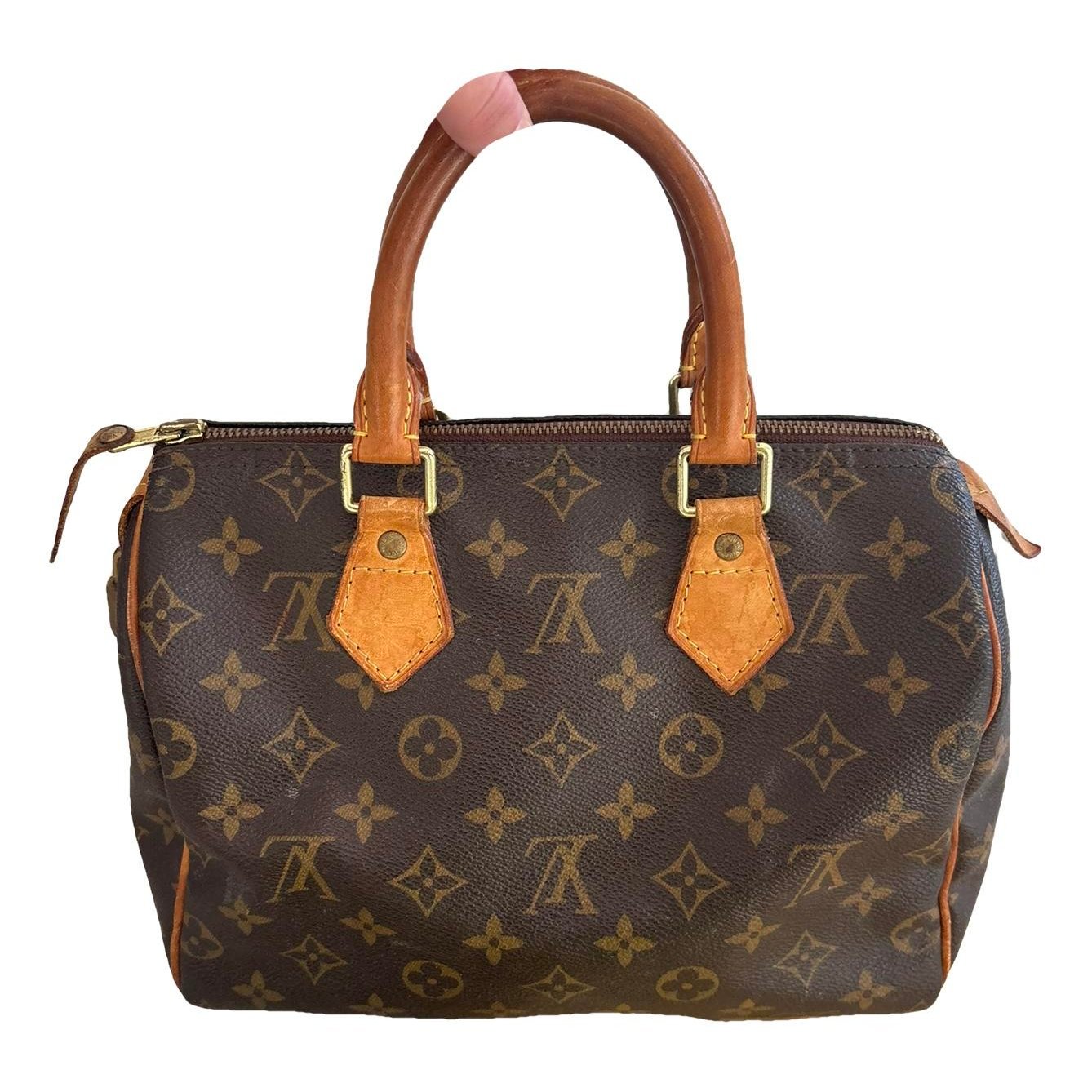 Speedy leather handbag