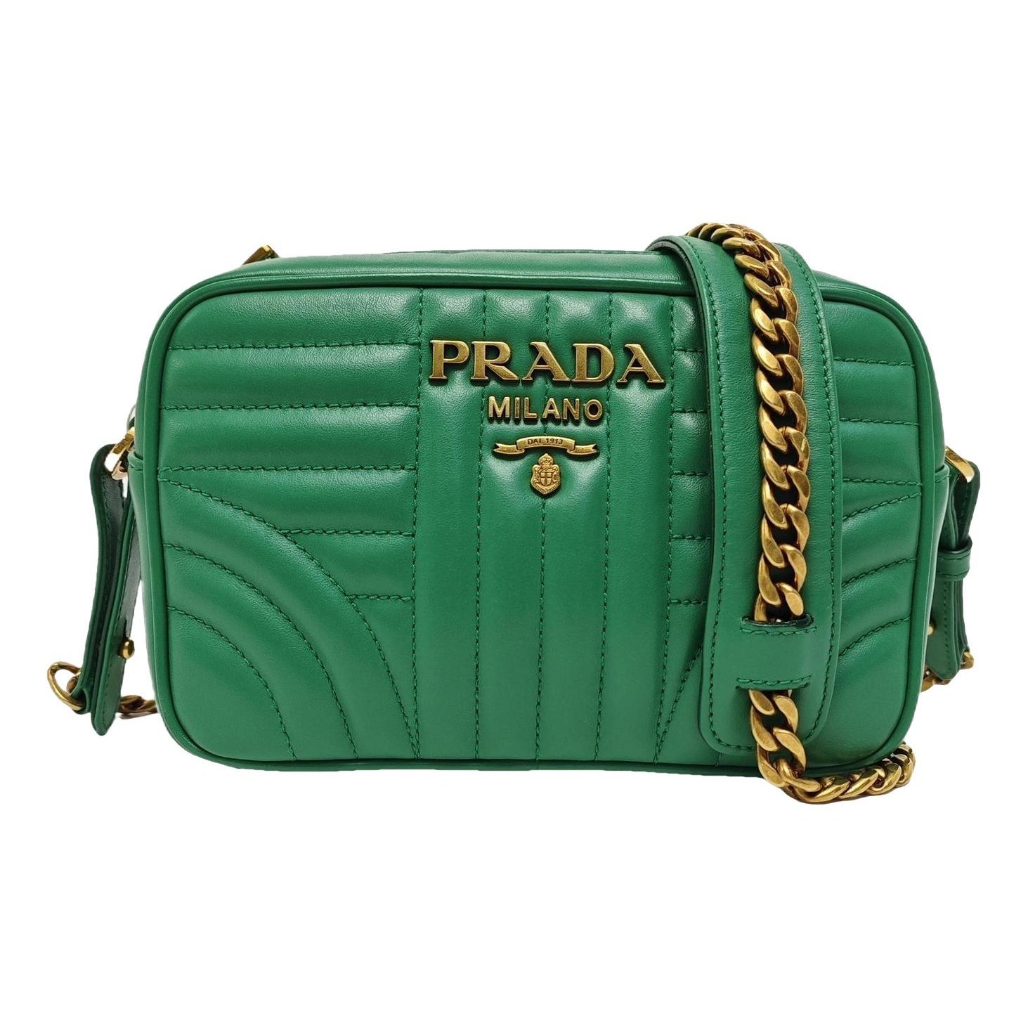 Diagramme leather handbag