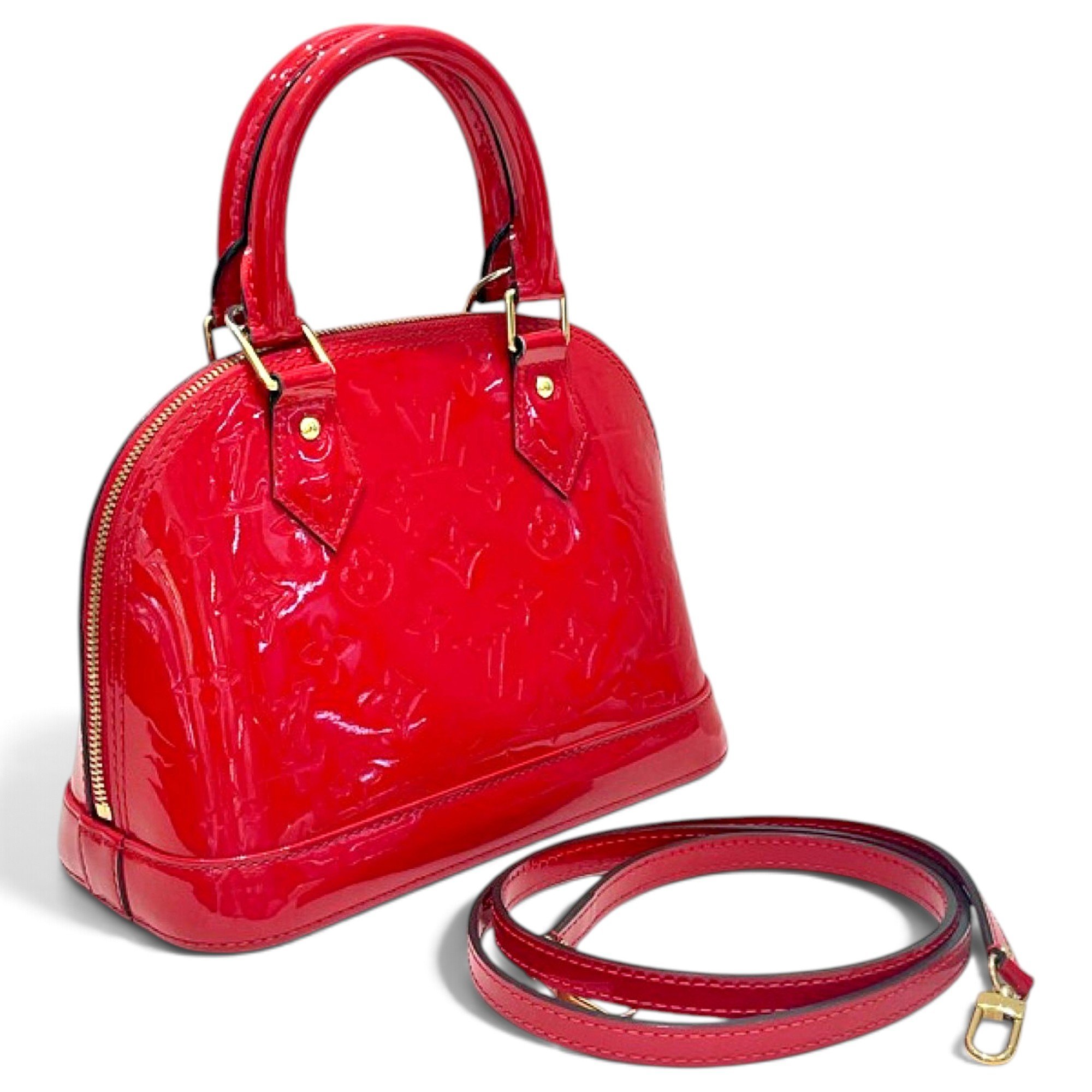 Alma BB patent leather crossbody bag