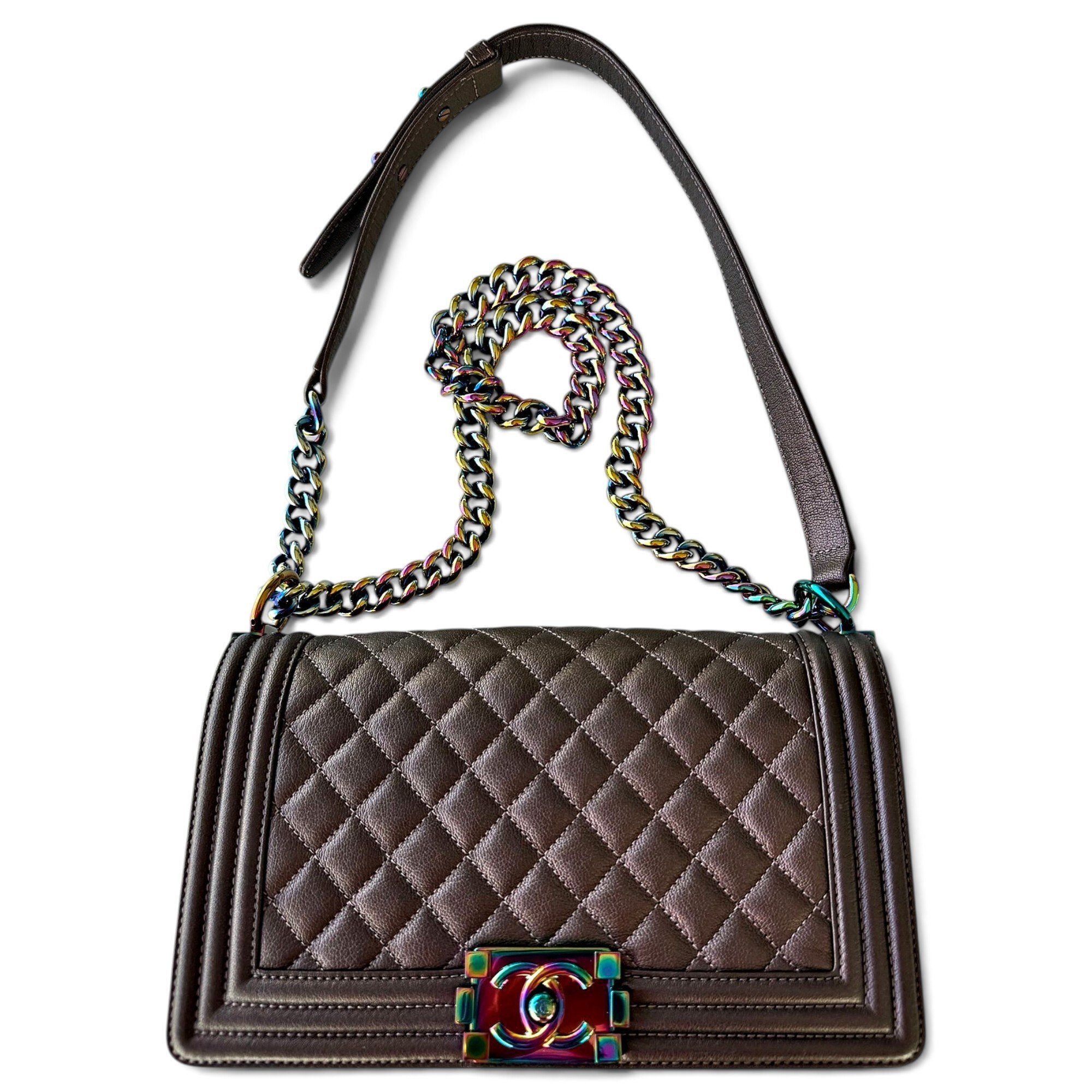 Boy leather crossbody bag