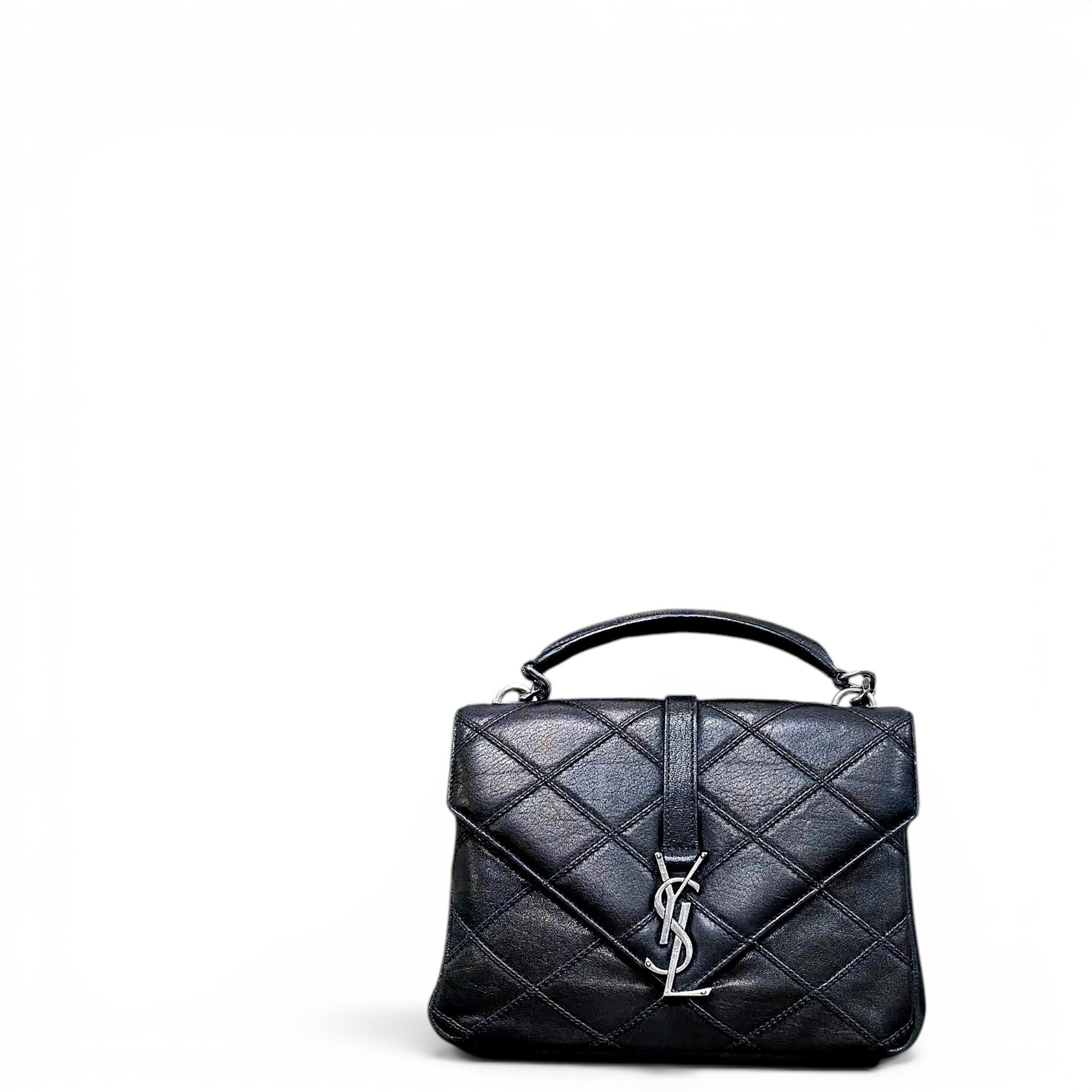 Collége monogramme leather handbag