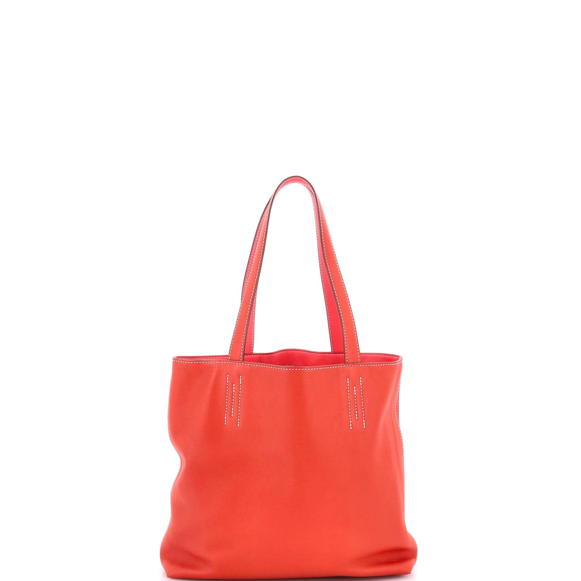 Hermes Double Sens Tote Veau Sikkim 28