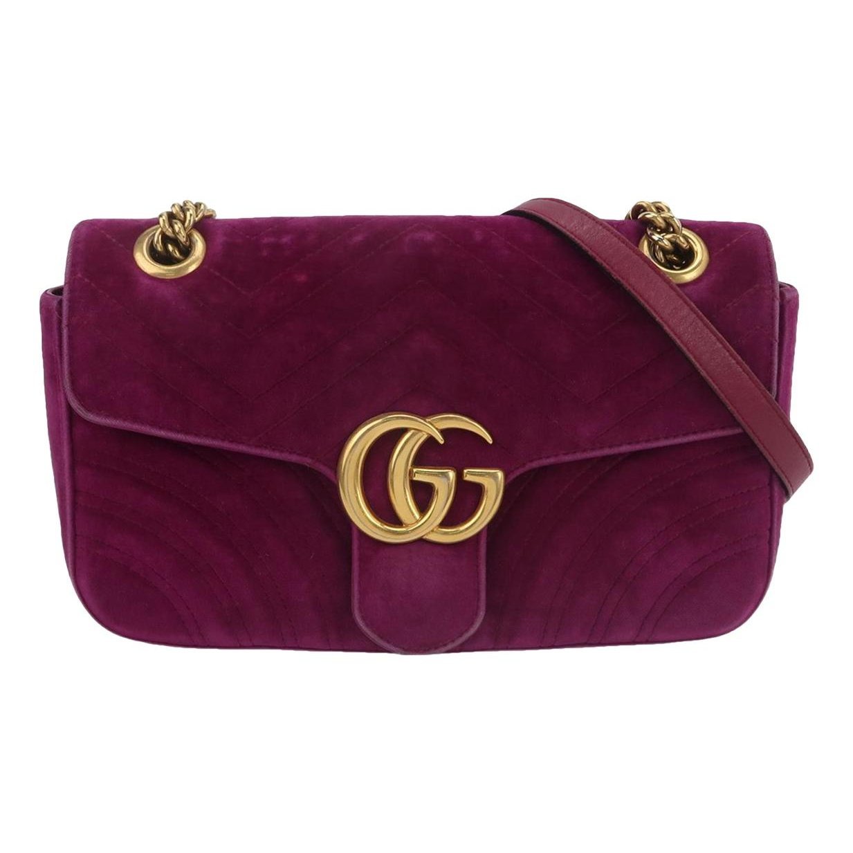 GG Marmont linen crossbody bag