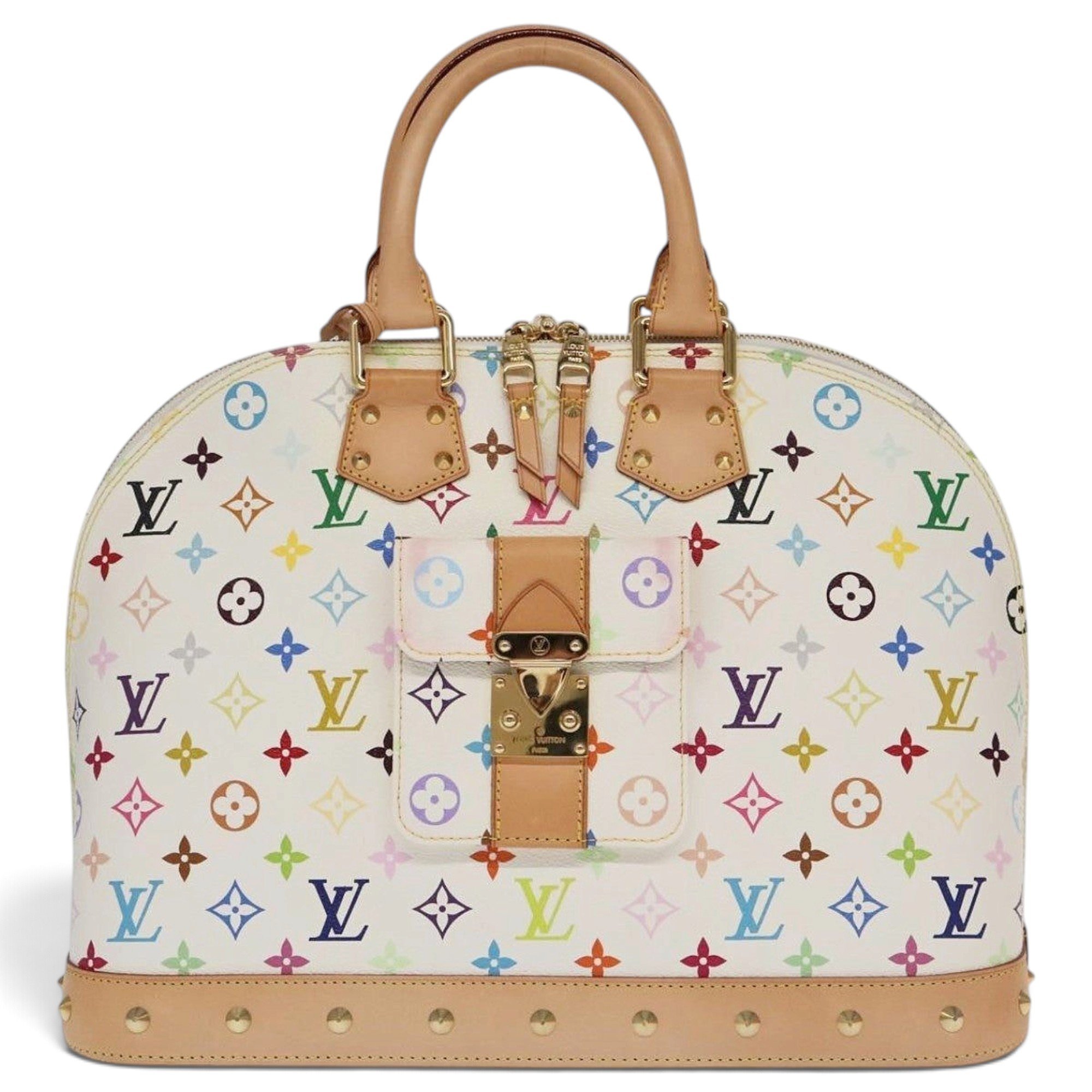 Alma leather handbag