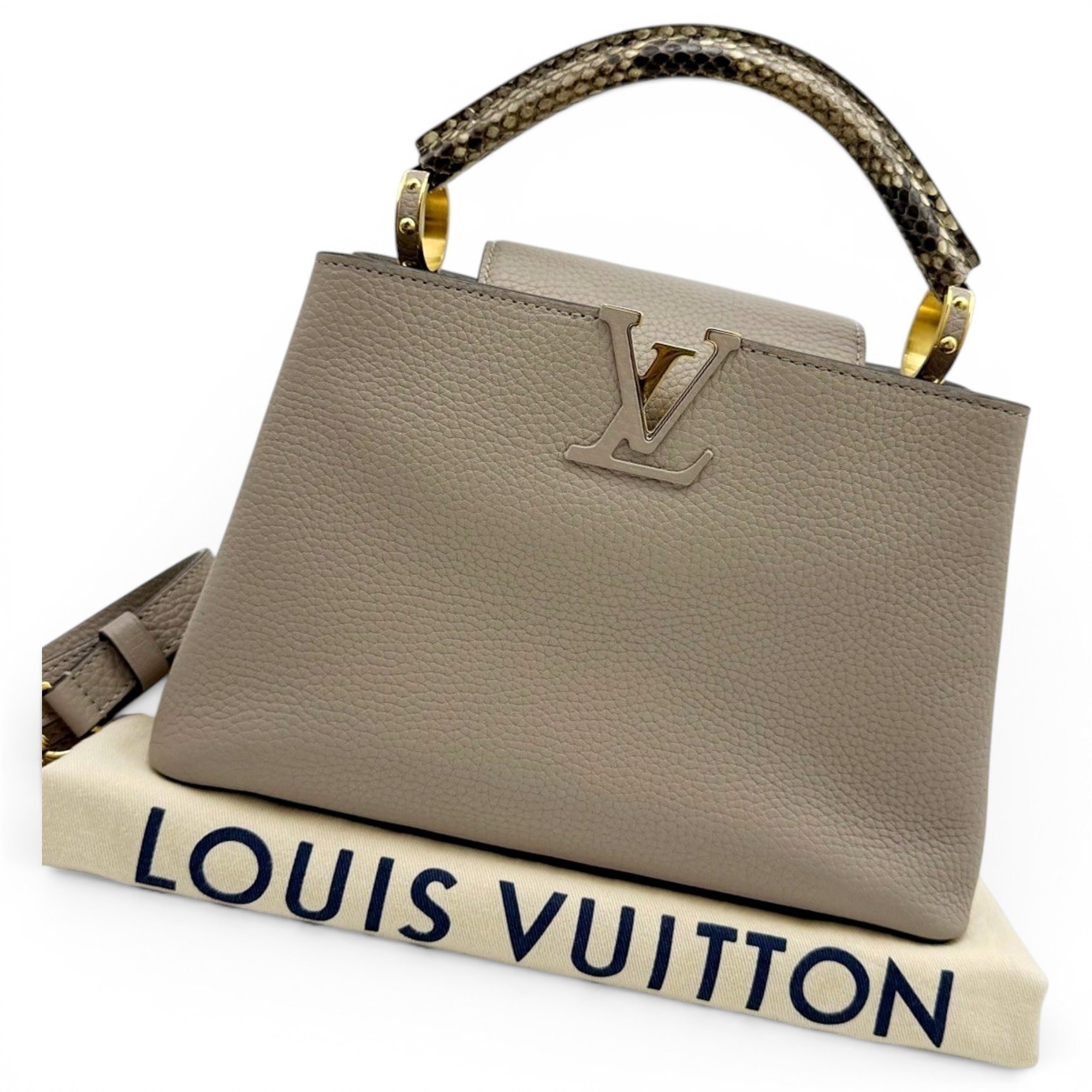 Capucines leather handbag