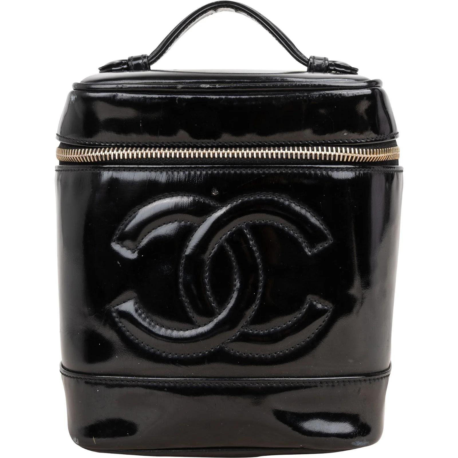 Trendy CC Vanity patent leather handbag