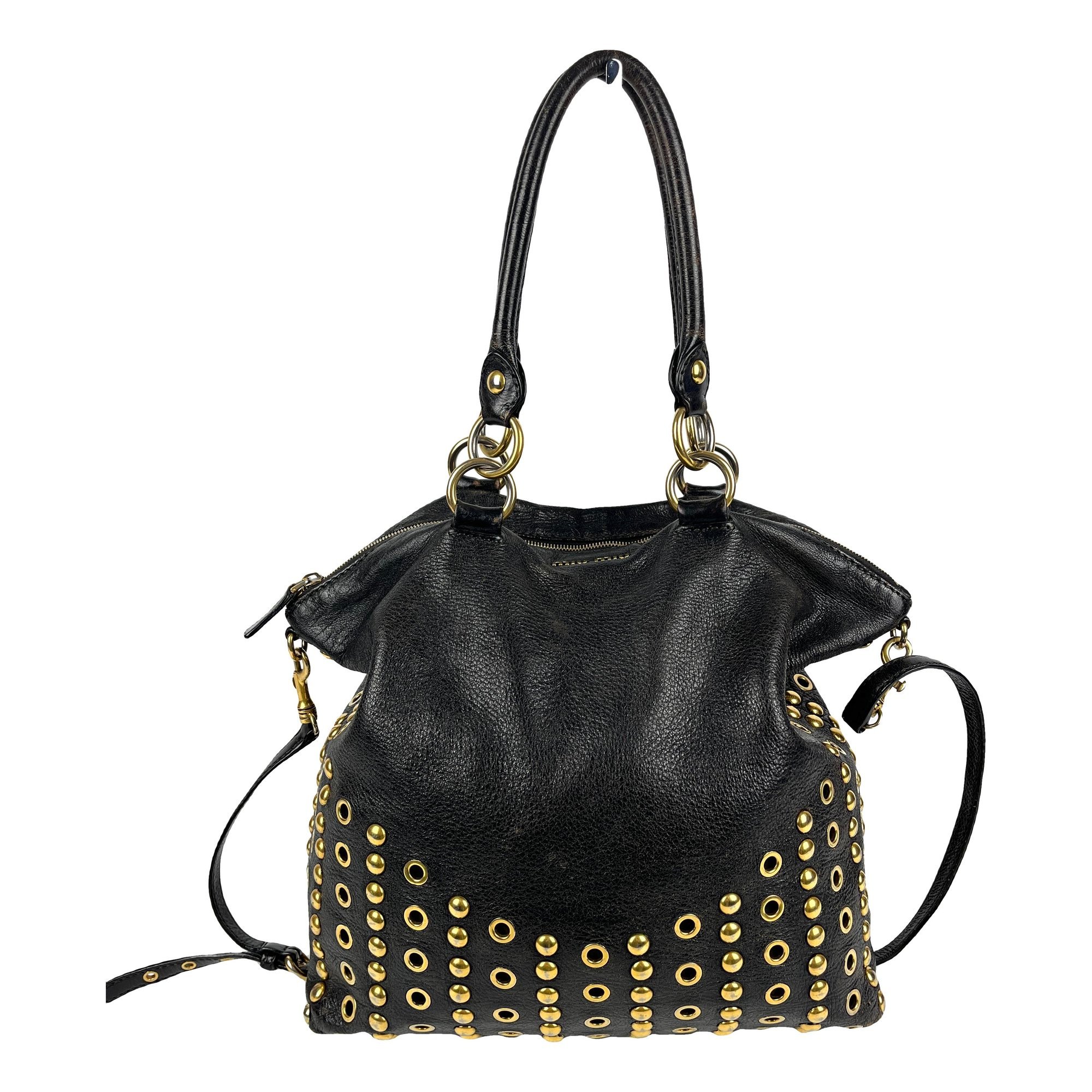 Leather tote