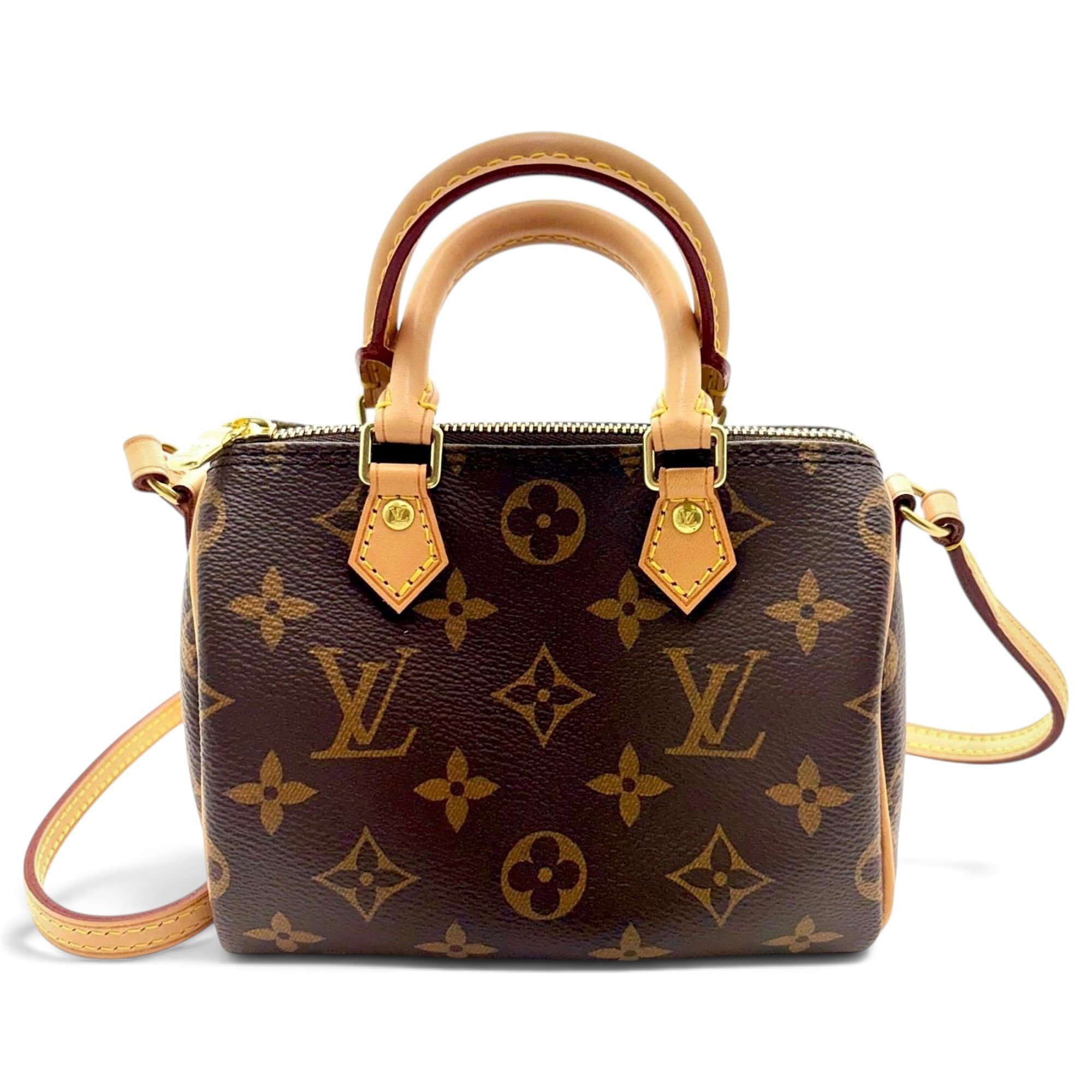 Louis Vuitton Nano Speedy / Mini HL cloth handbag