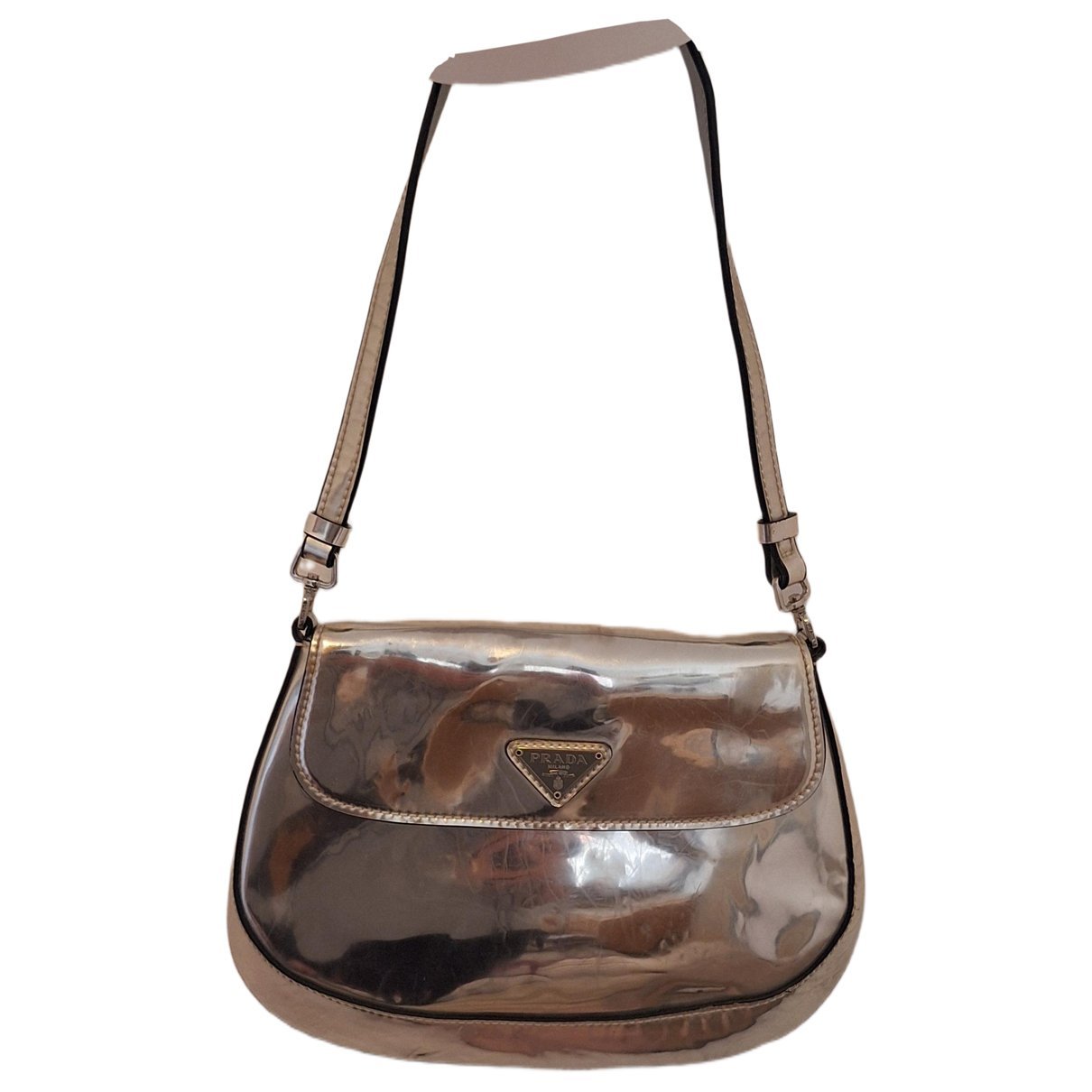 Cleo Flap patent leather handbag