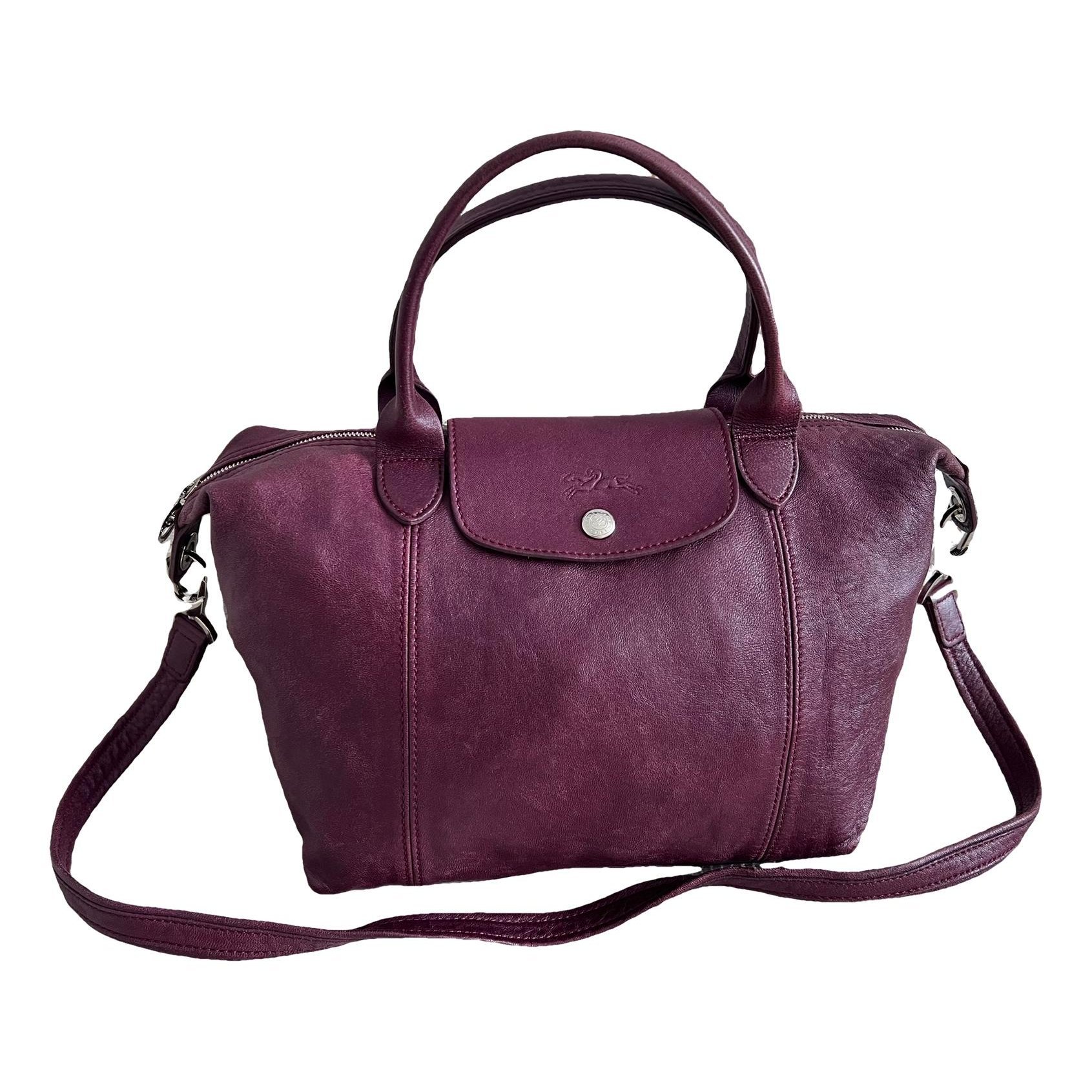 Pliage leather crossbody bag