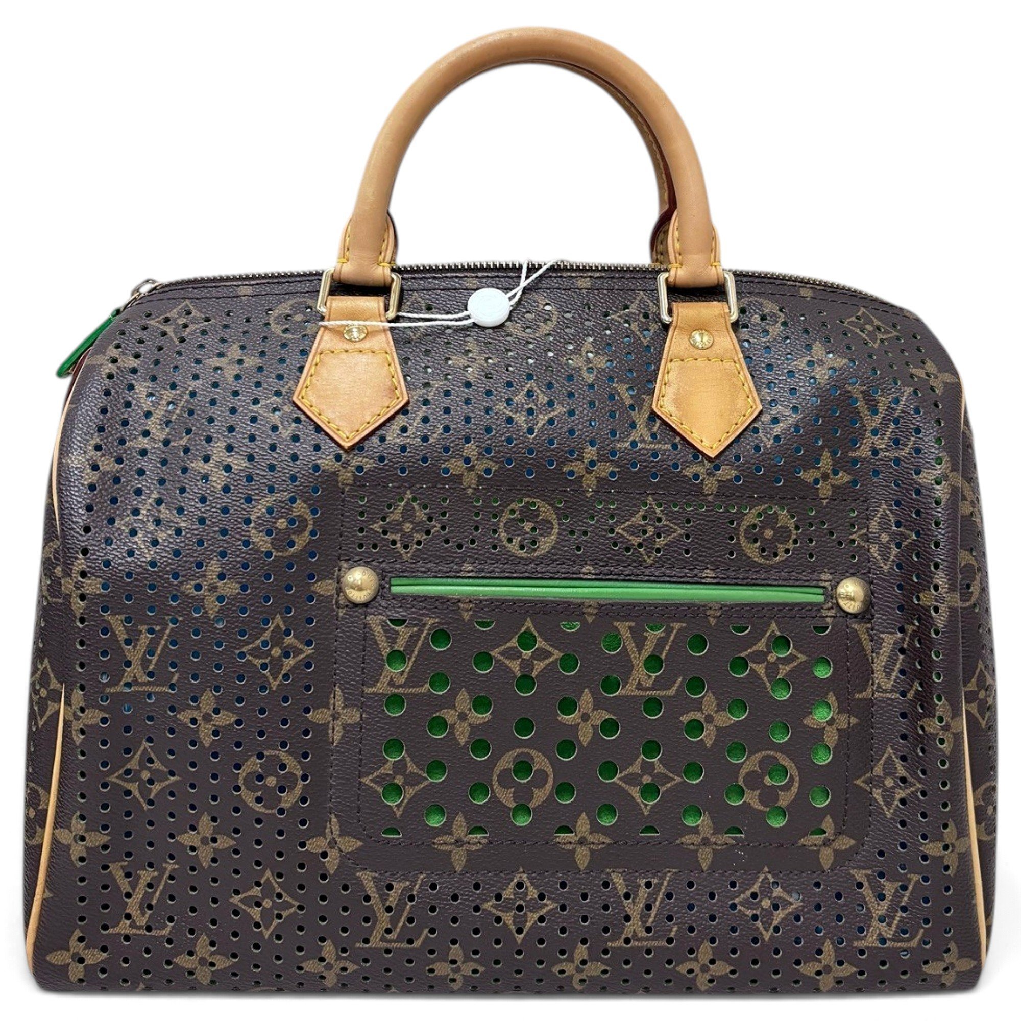 Speedy leather bowling bag
