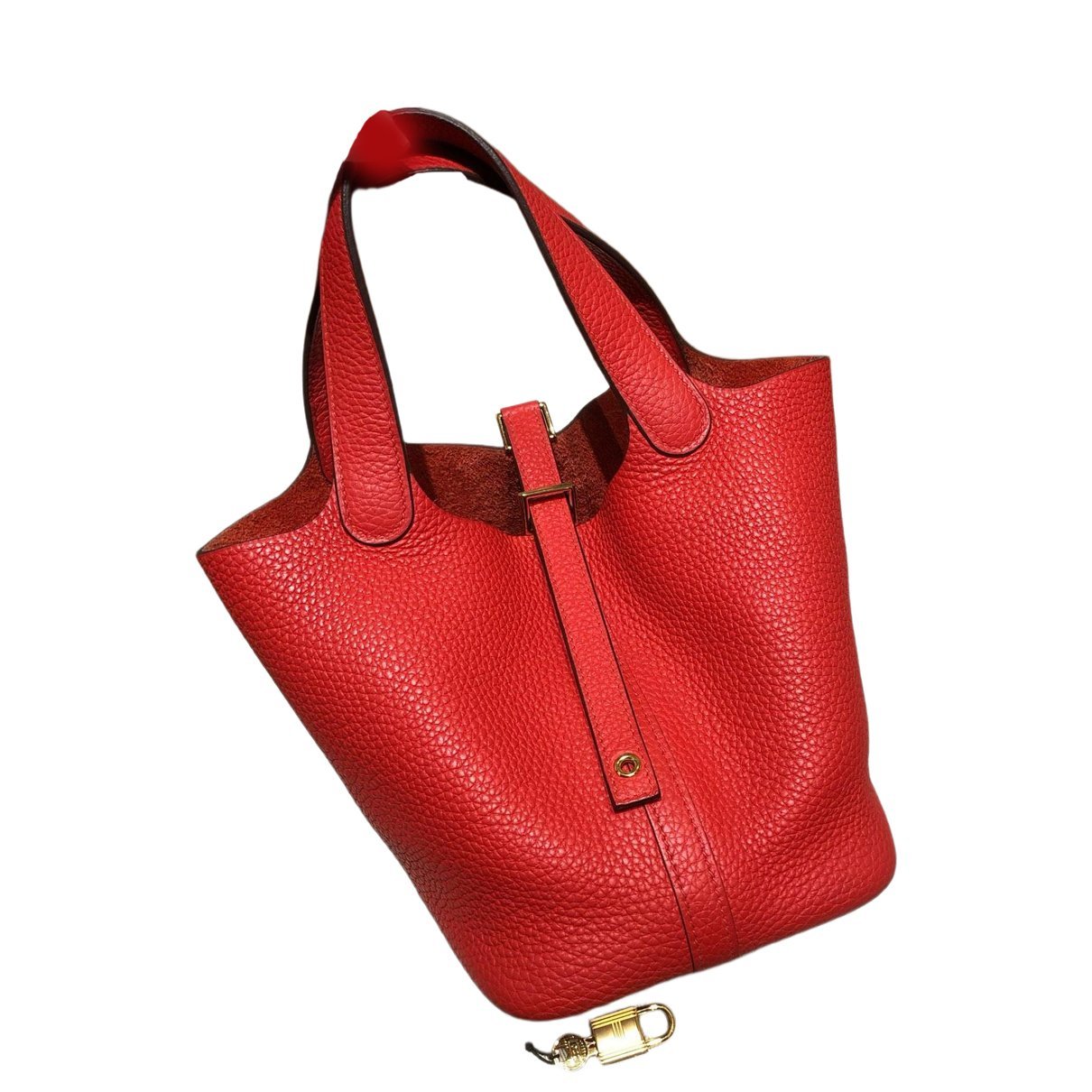Picotin leather handbag