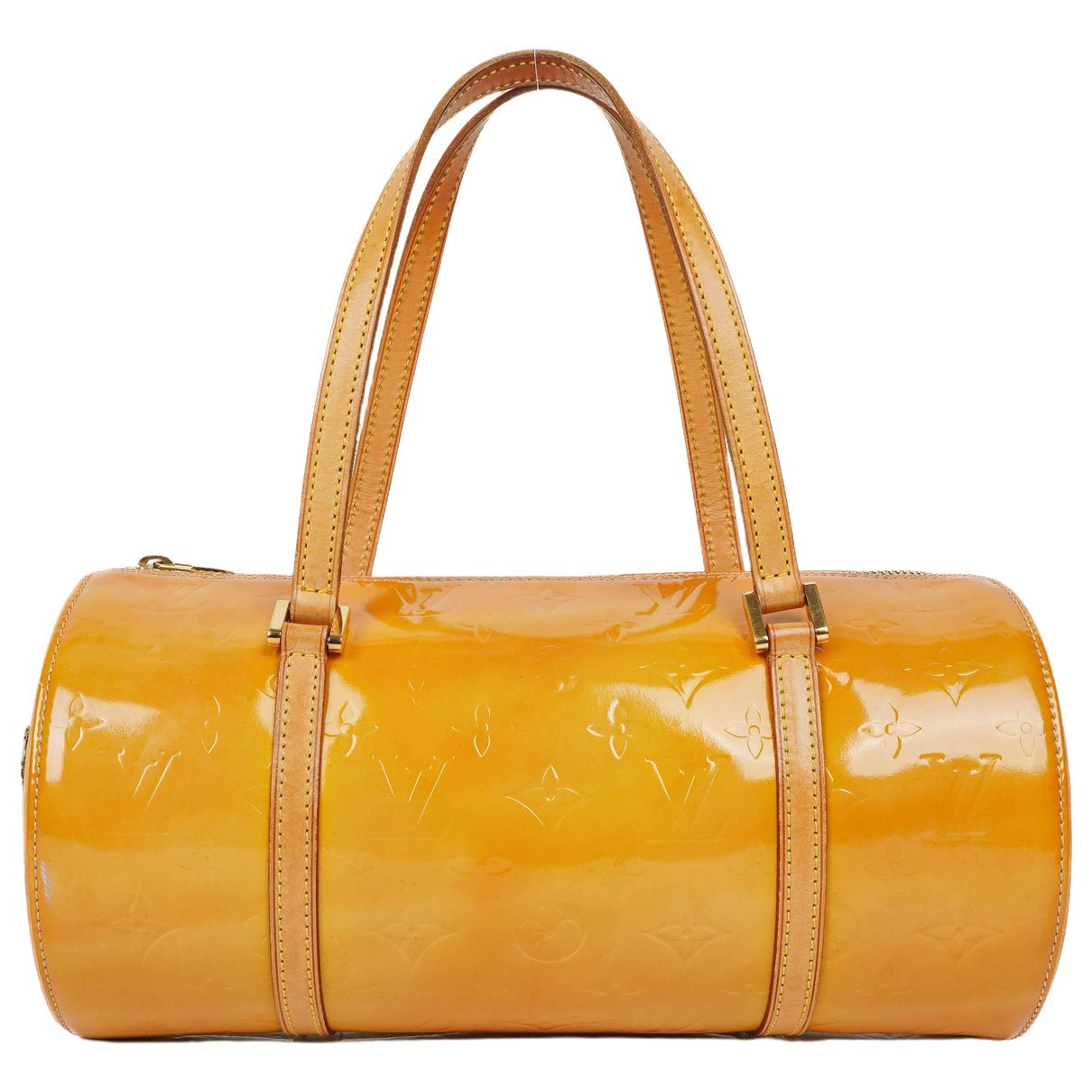 Papillon patent leather handbag