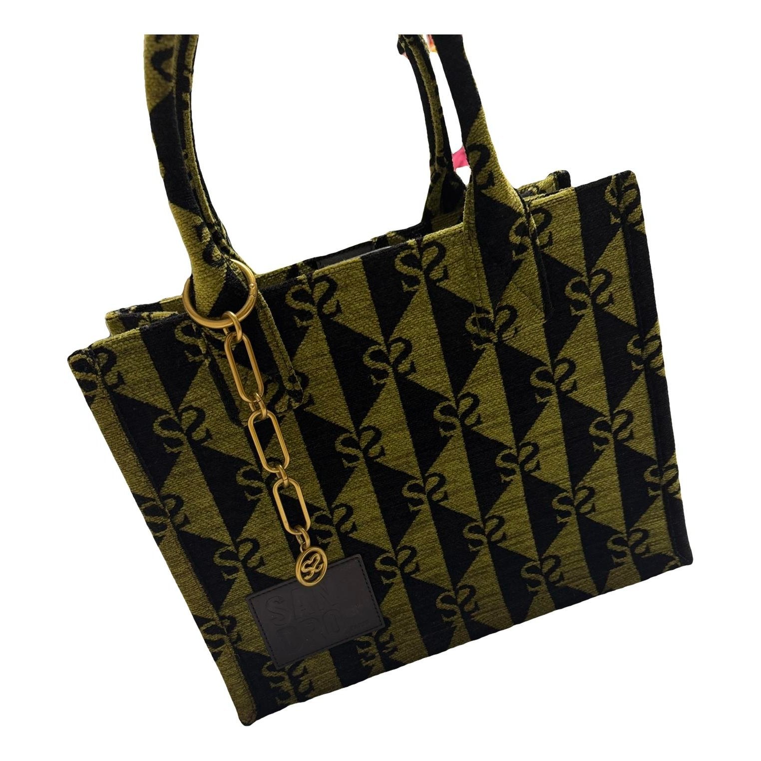 Velvet handbag