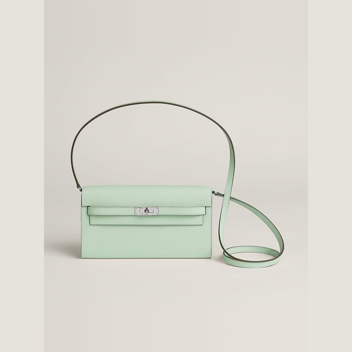 Vert d'Eau Kelly Classique to Go Wallet