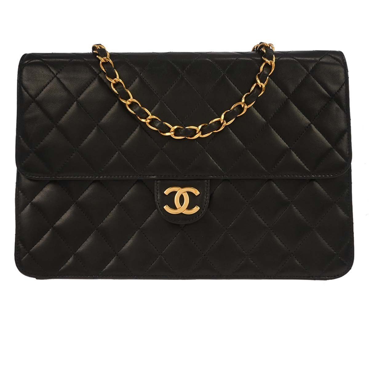 Trendy CC Flap leather handbag