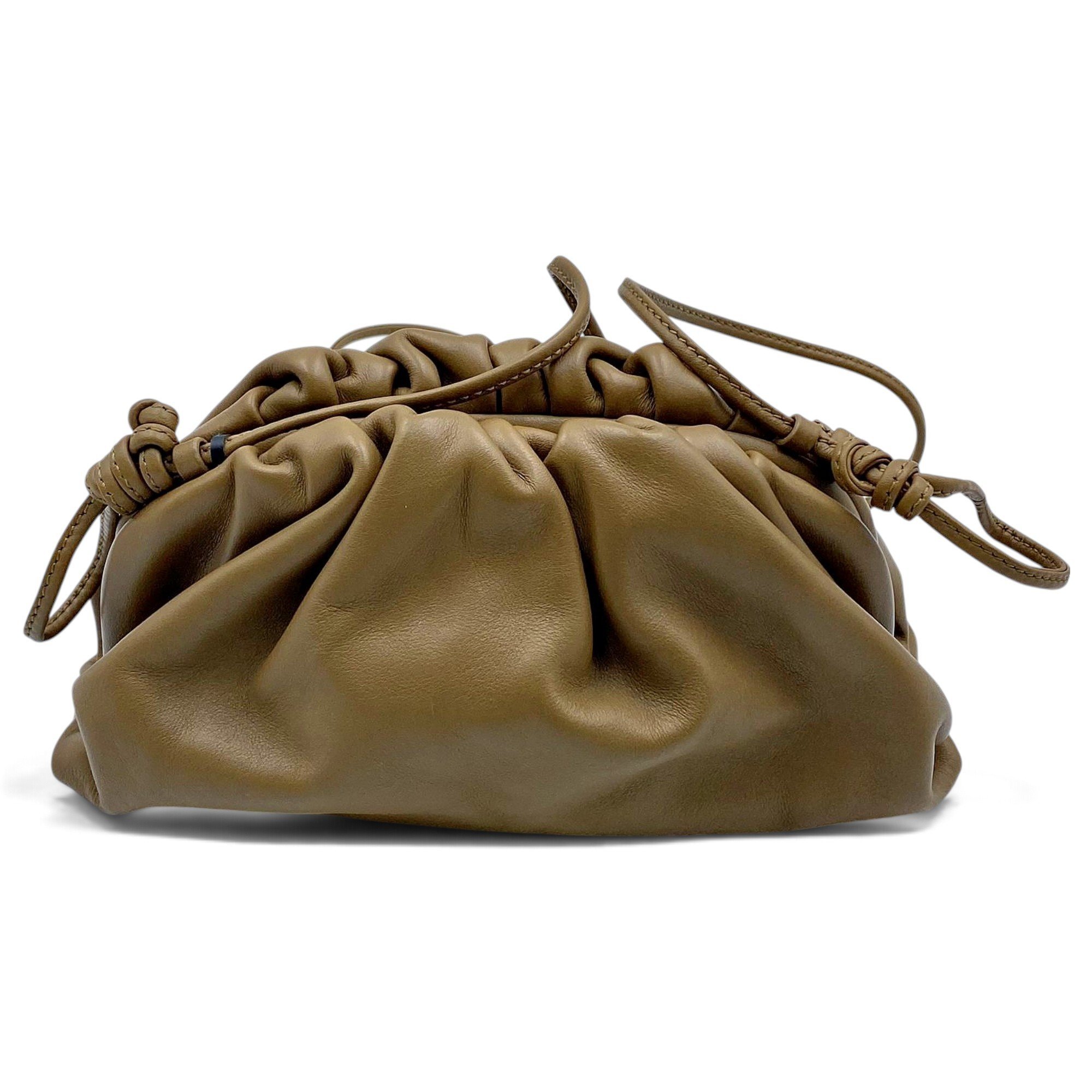 Pouch leather handbag