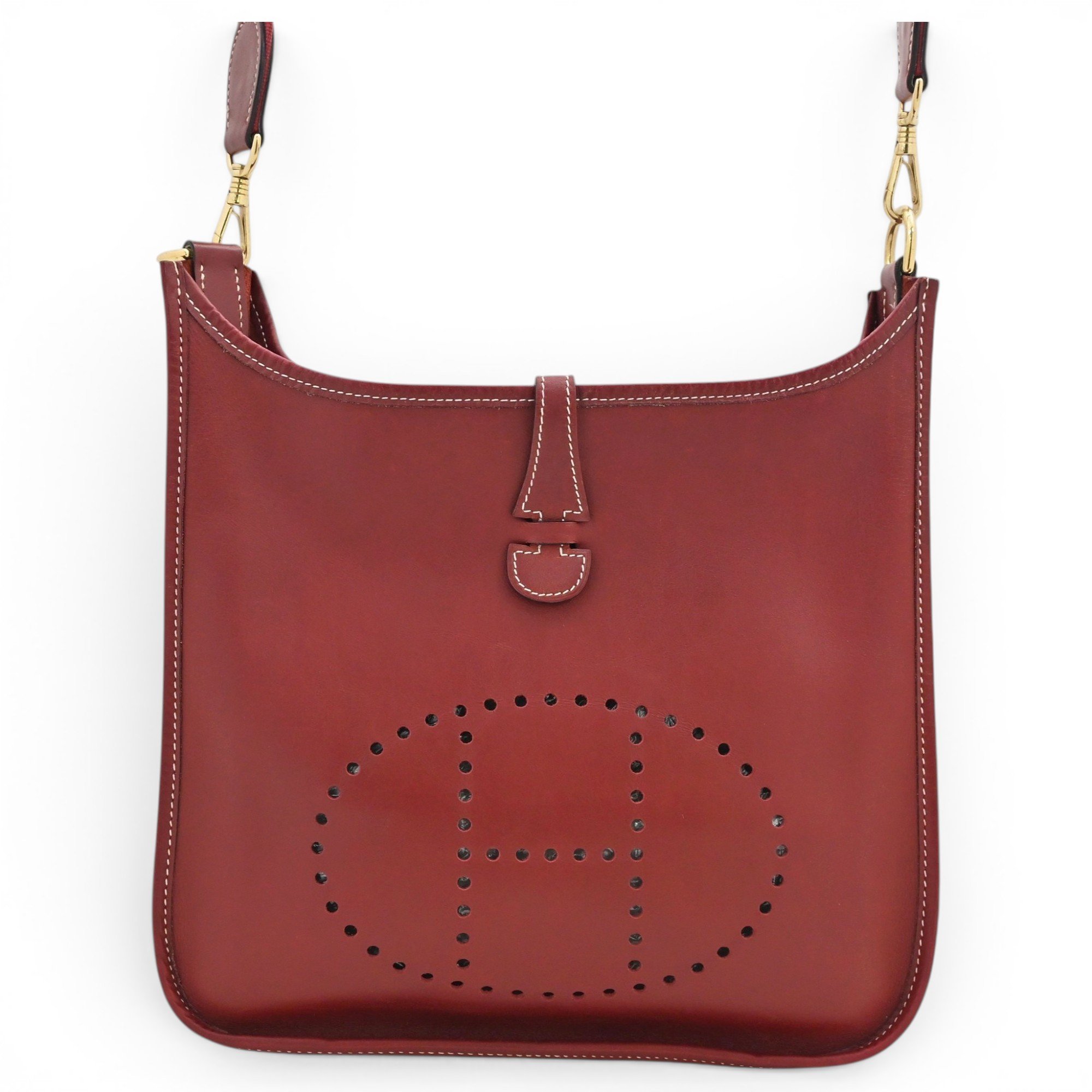 Evelyne leather handbag