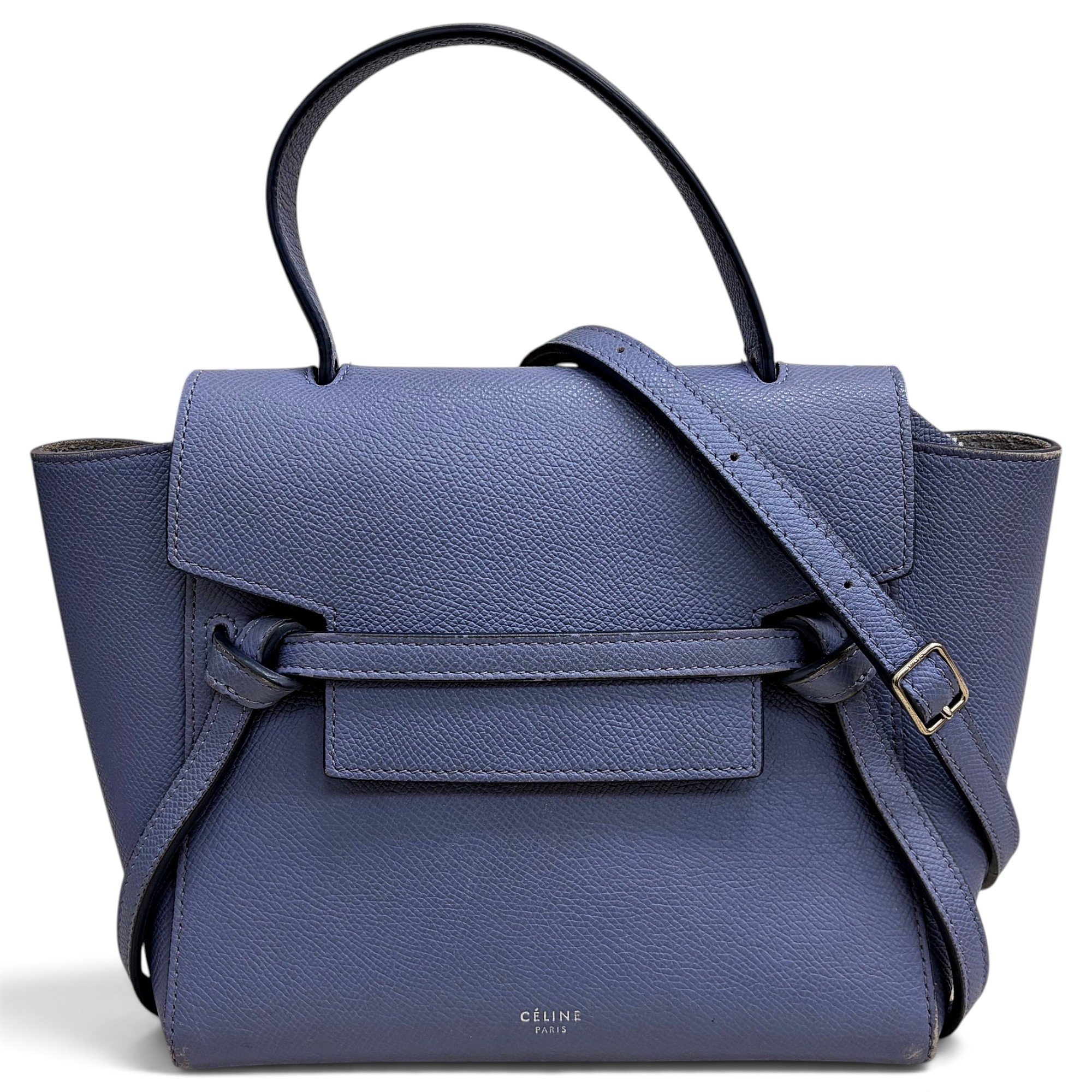 Belt leather handbag