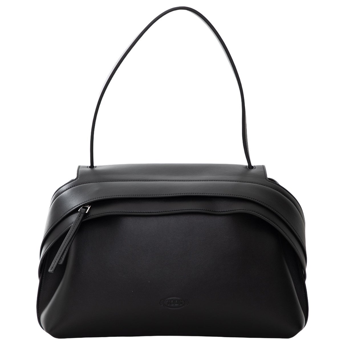 Wave leather handbag