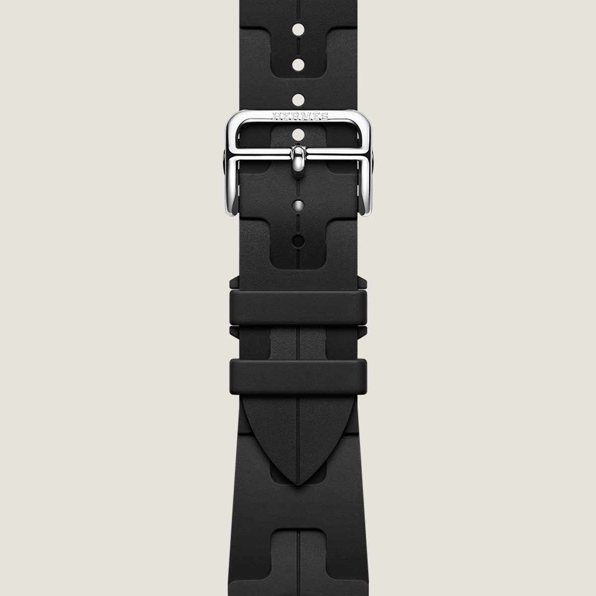 時計 AppleWatch Hermes Noir Deployment Buckle Hermès Band Apple Watch Hermès Single Tour 42 mm Deployment Buckle