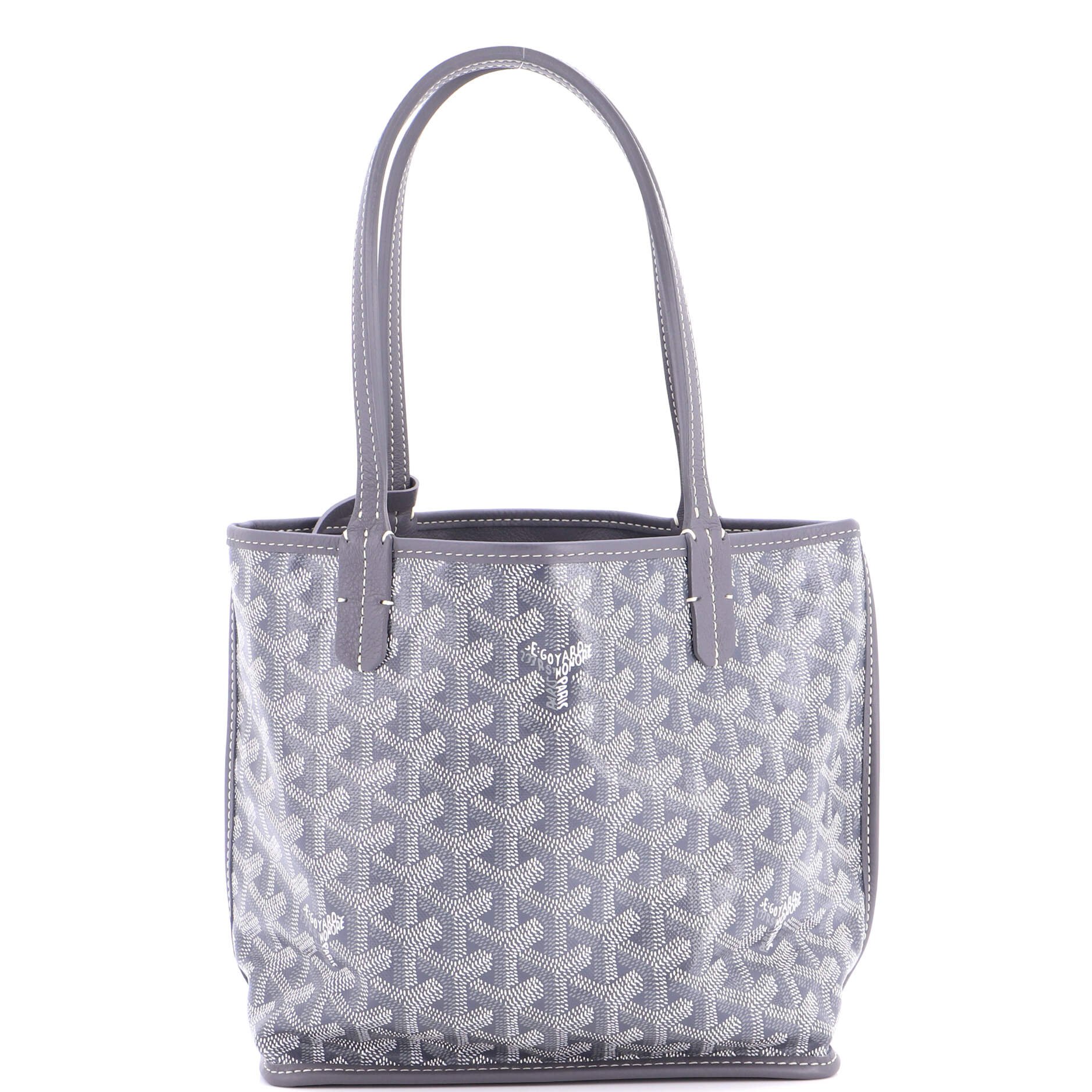 Goyard Anjou Reversible Tote Coated Canvas Mini