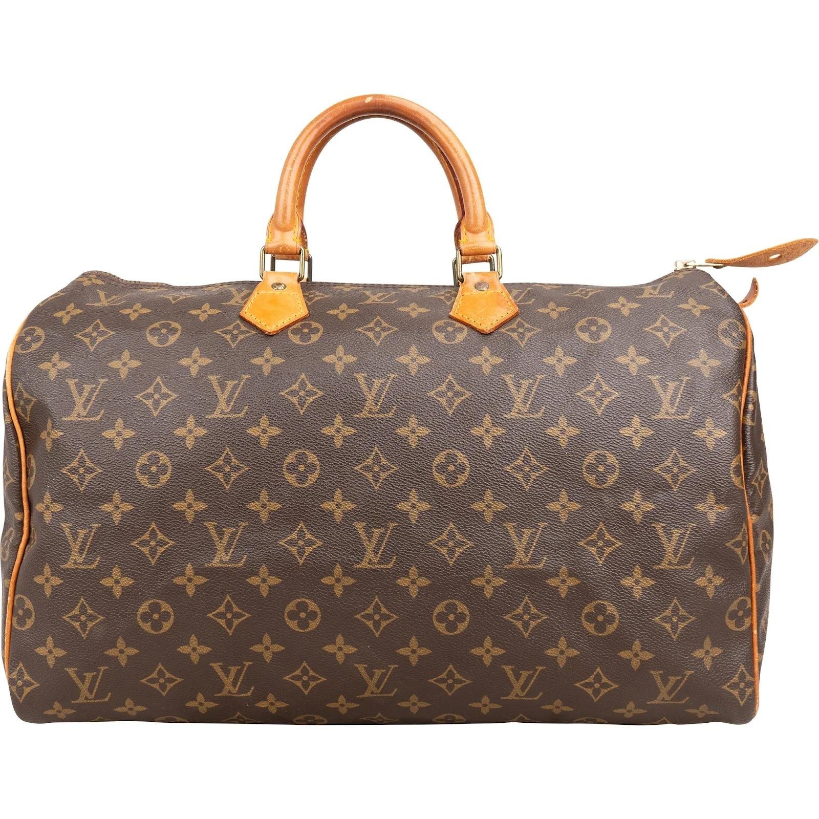 Louis Vuitton Speedy leather handbag