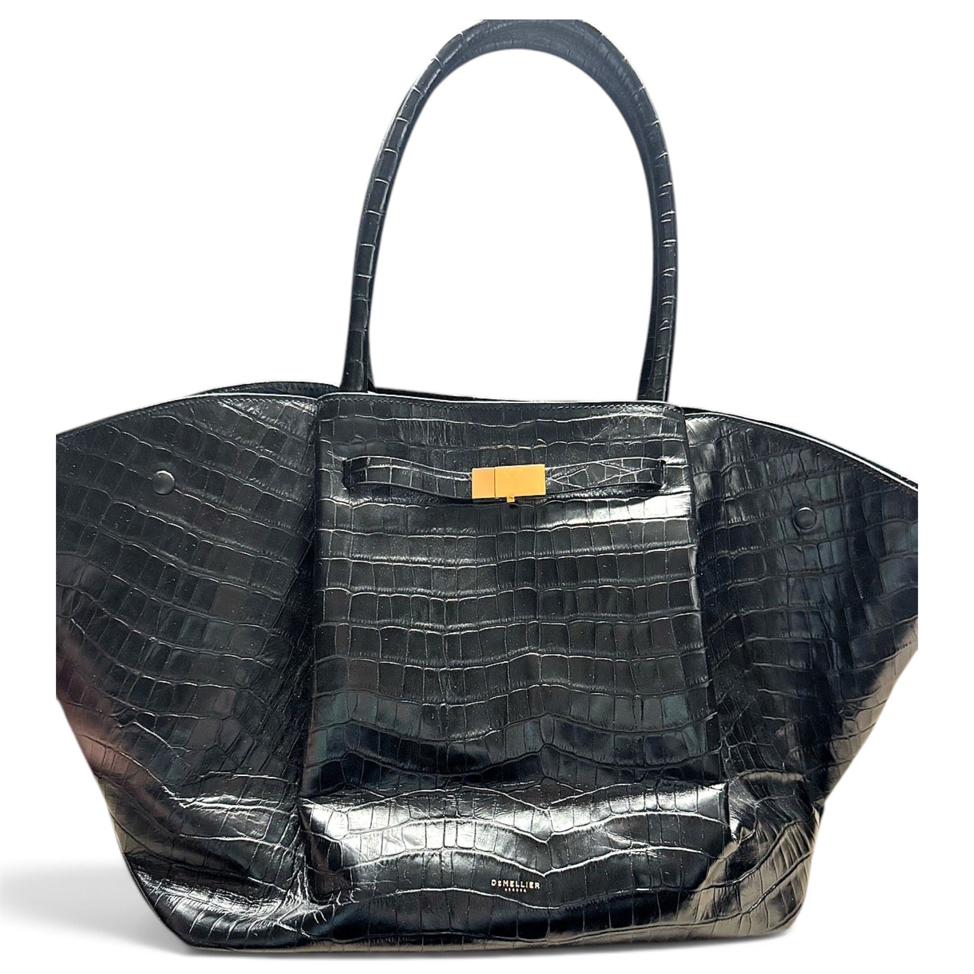 Montreal leather tote