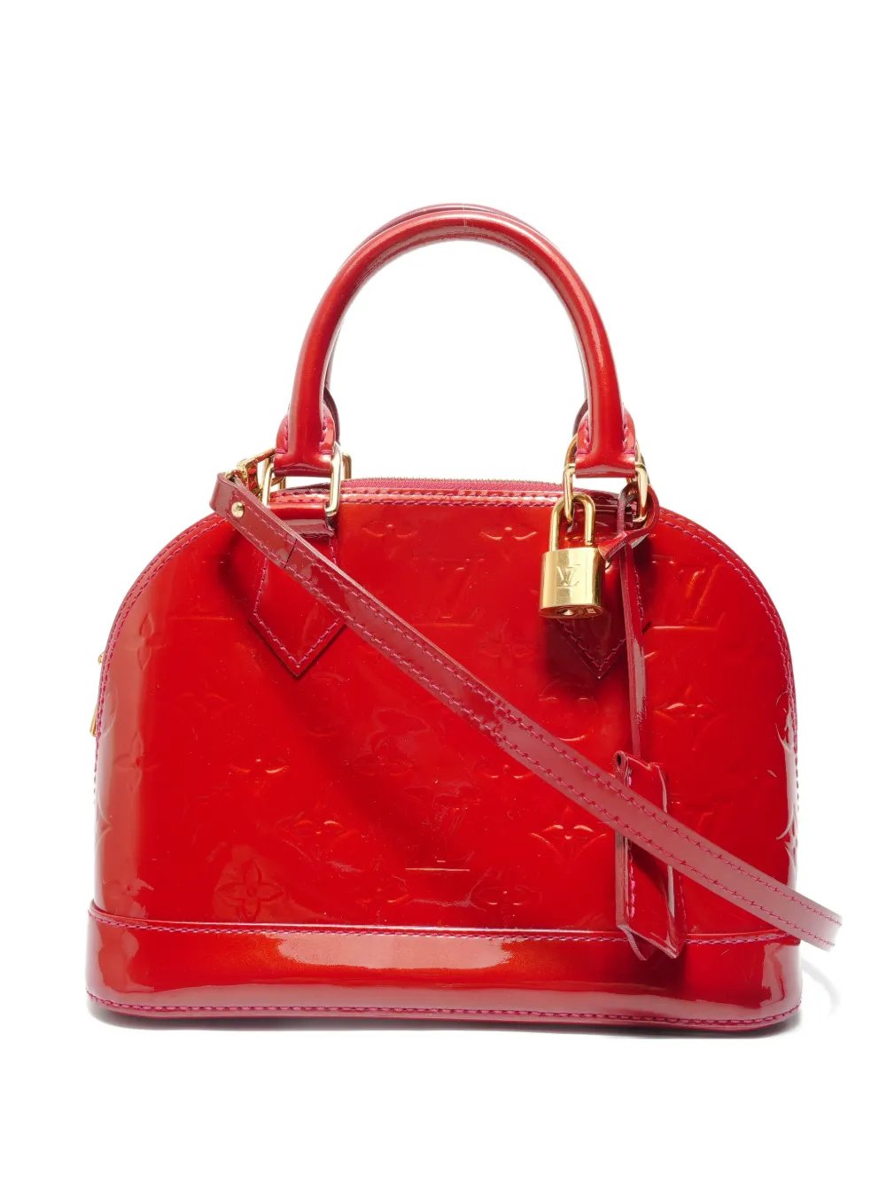2004 BB Alma Monogram Vernis shoulder bag
